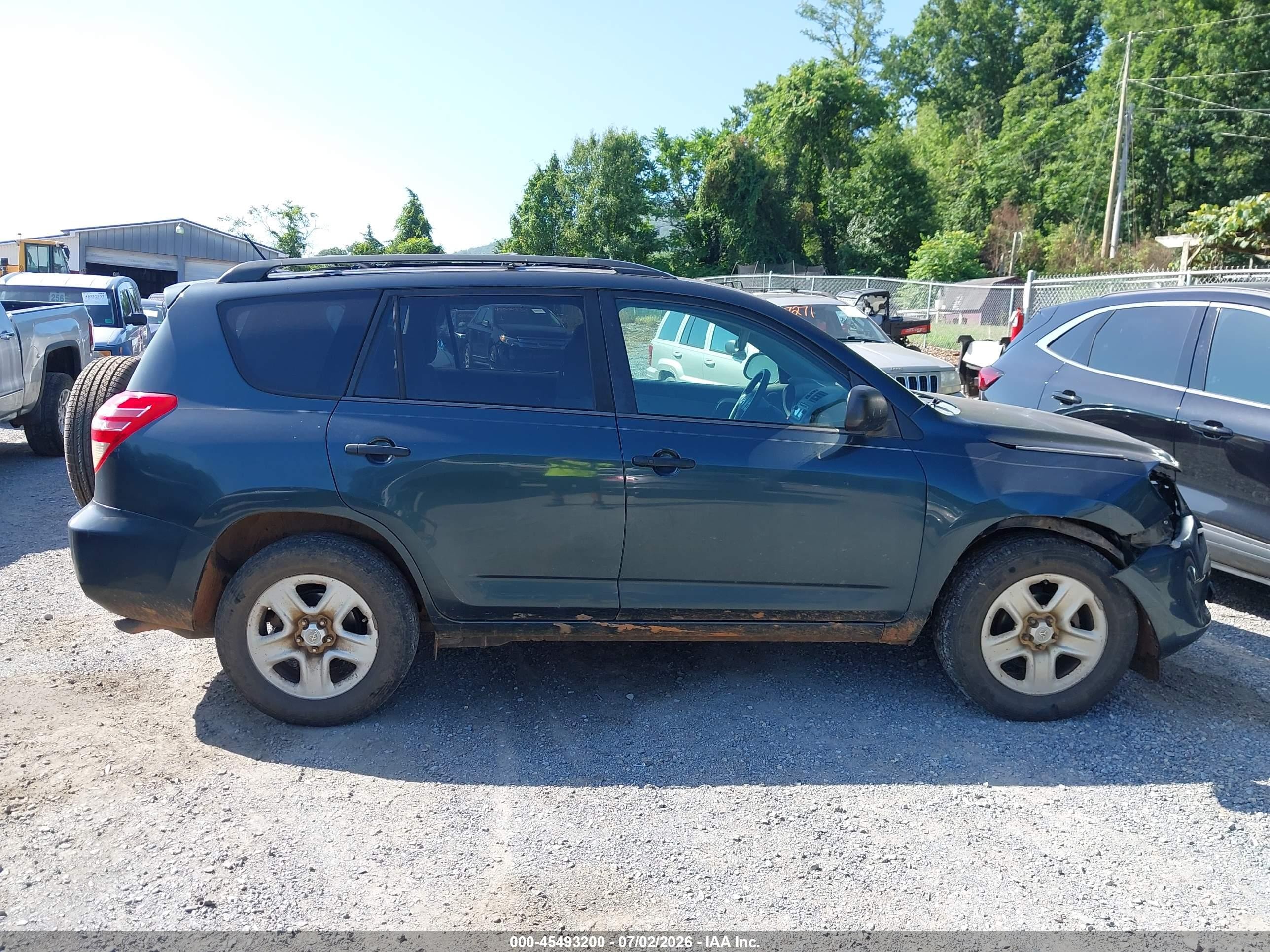 2012 Toyota Rav4   Blue vin: 2T3BF4DV2CW256368