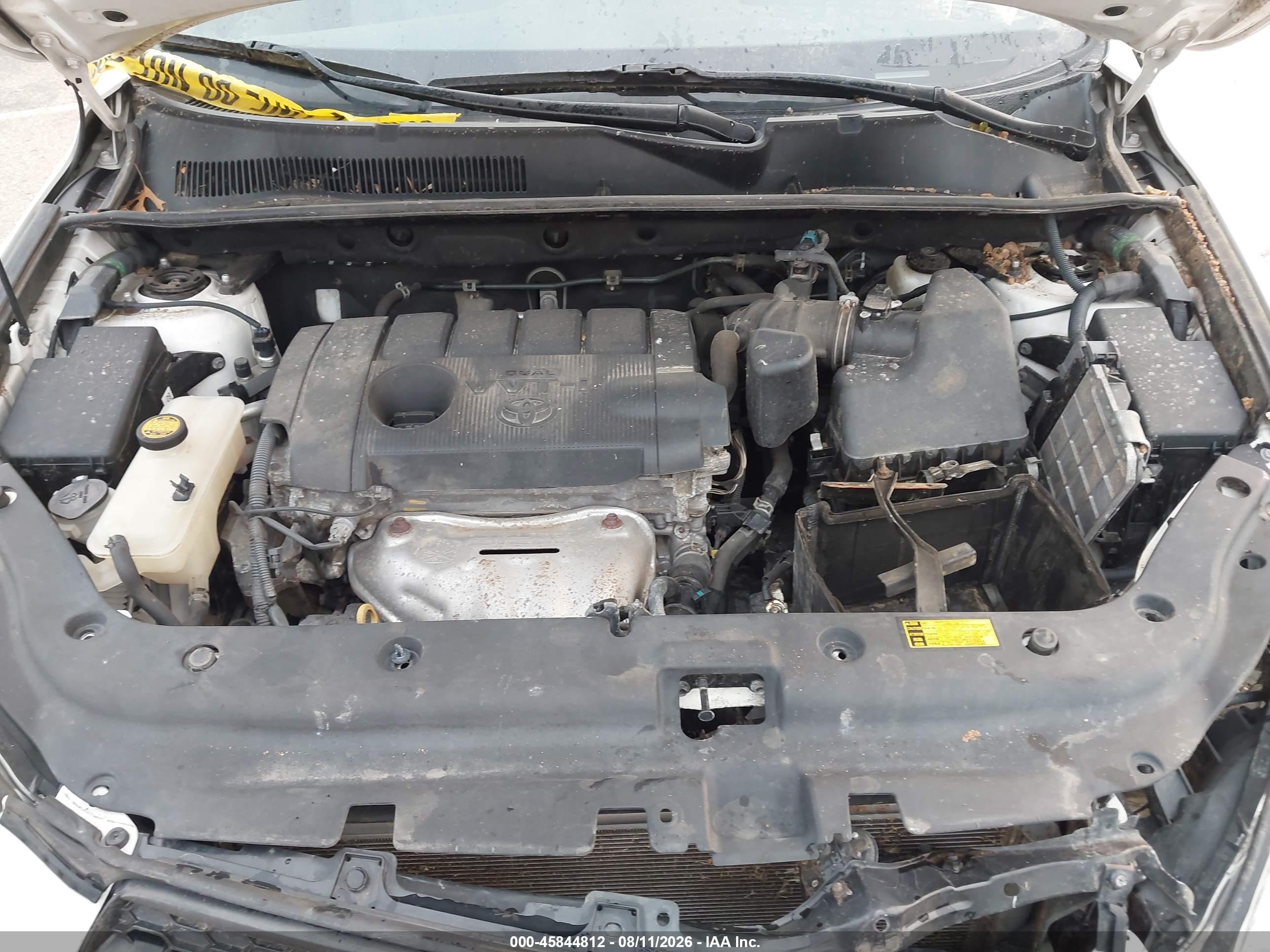 2012 Toyota Rav4   White vin: 2T3BF4DV2CW256631