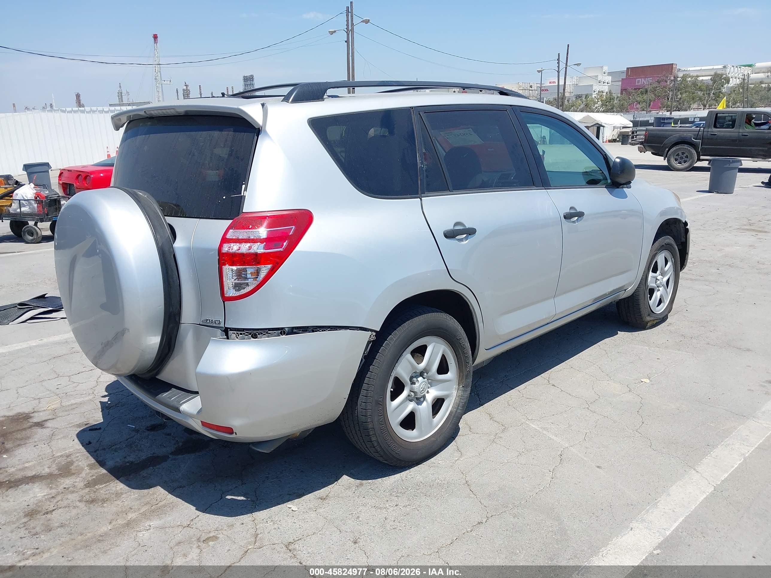 2012 Toyota Rav4   Silver vin: 2T3BF4DV2CW267869