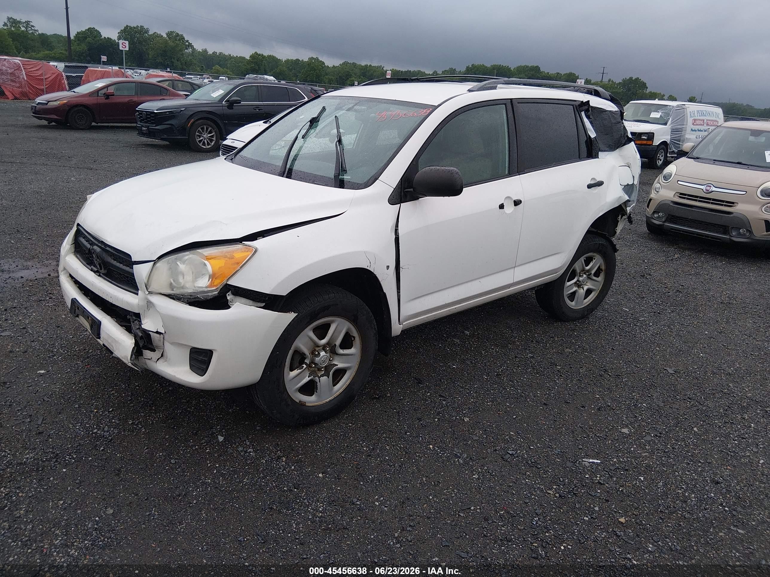 2012 Toyota Rav4   White vin: 2T3BF4DV2CW268519