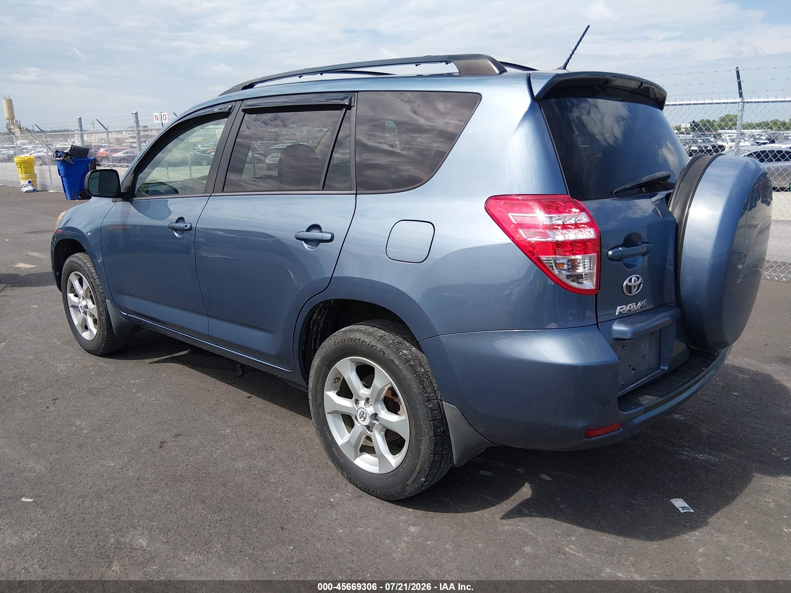 2012 Toyota Rav4 Blue vin: 2T3BF4DV2CW270044