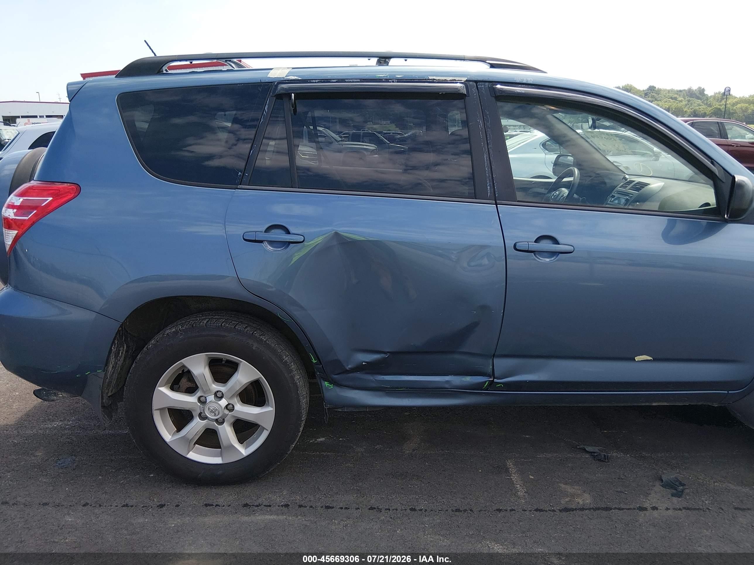 2012 Toyota Rav4 Blue vin: 2T3BF4DV2CW270044