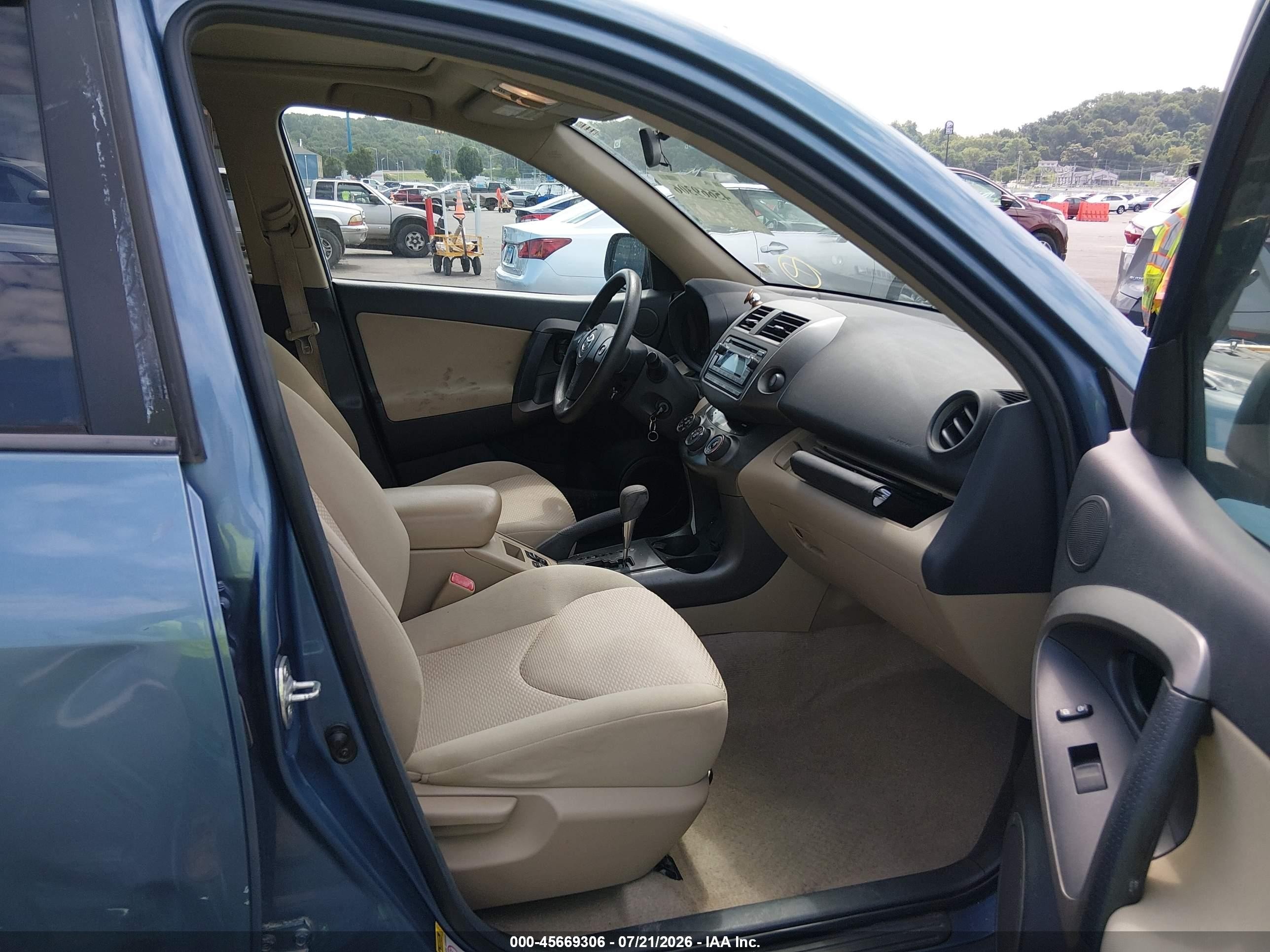 2012 Toyota Rav4 Blue vin: 2T3BF4DV2CW270044