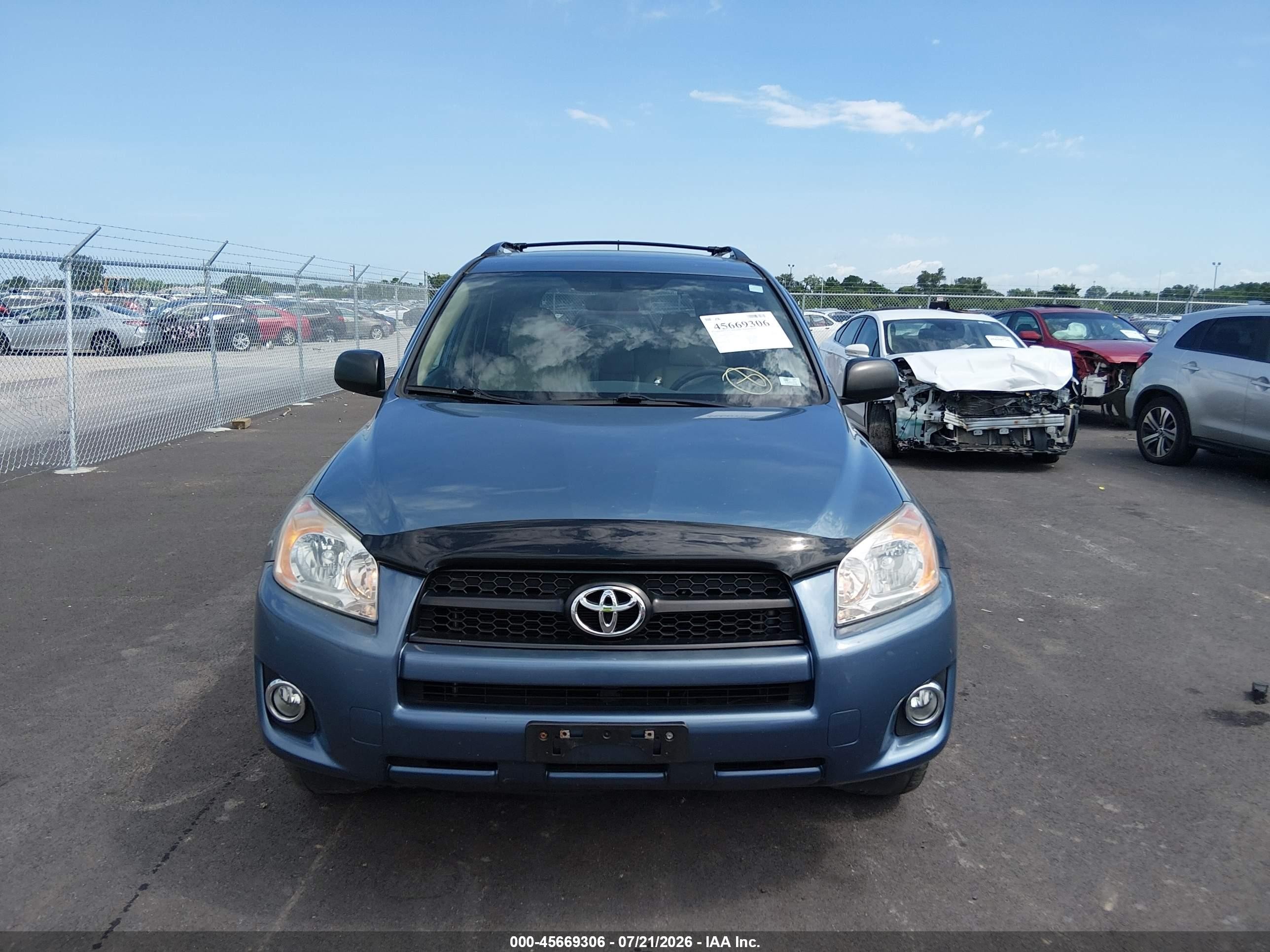2012 Toyota Rav4 Blue vin: 2T3BF4DV2CW270044