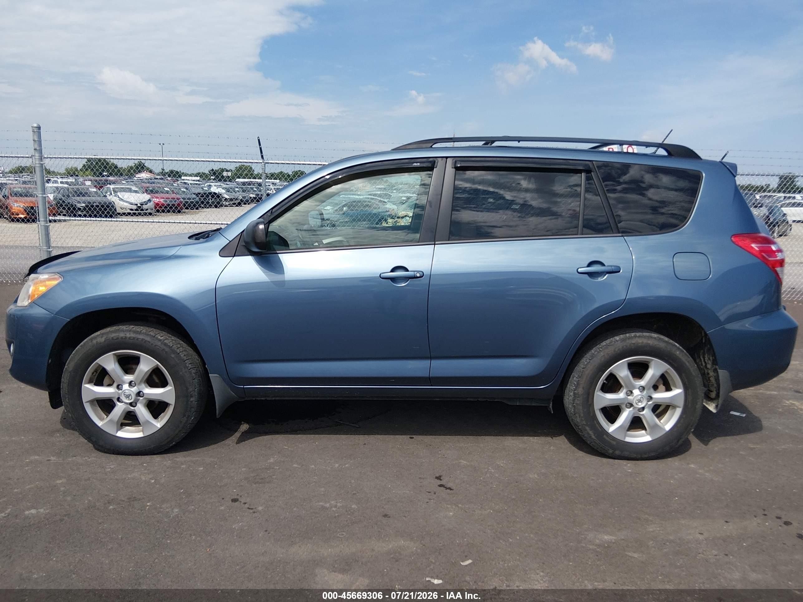 2012 Toyota Rav4 Blue vin: 2T3BF4DV2CW270044