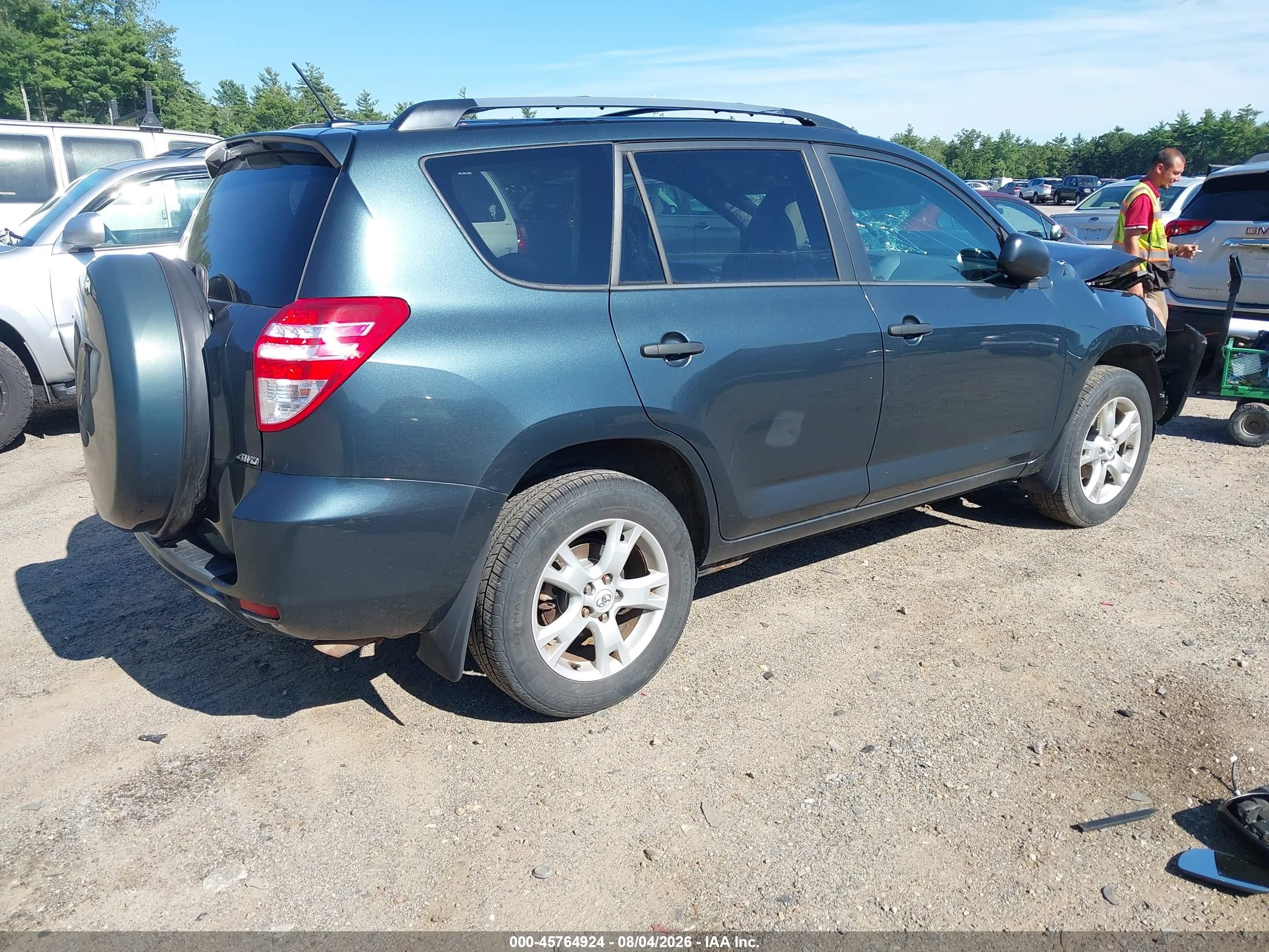 2010 Toyota Rav4   Blue vin: 2T3BF4DV3AW028747