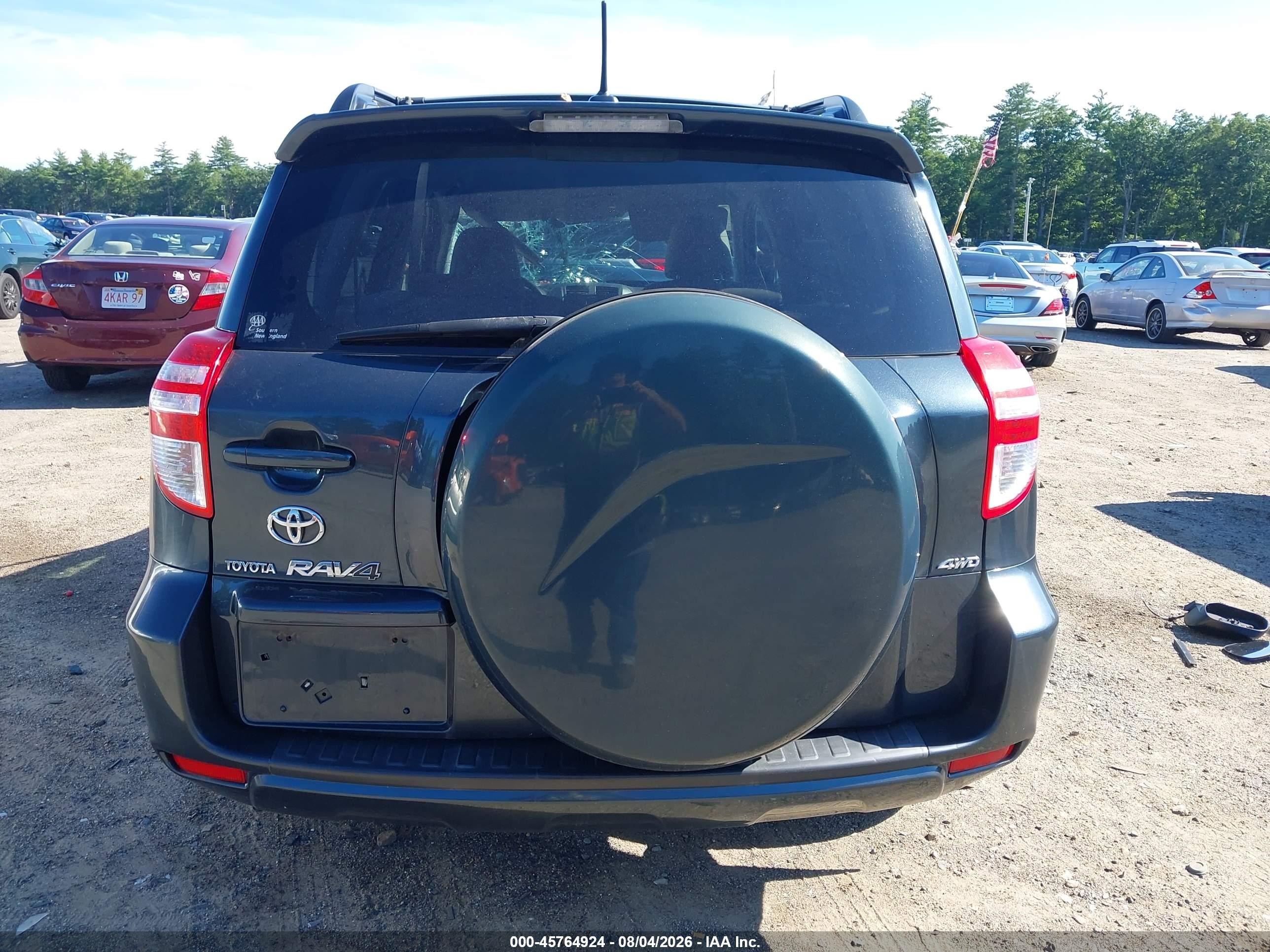 2010 Toyota Rav4   Blue vin: 2T3BF4DV3AW028747