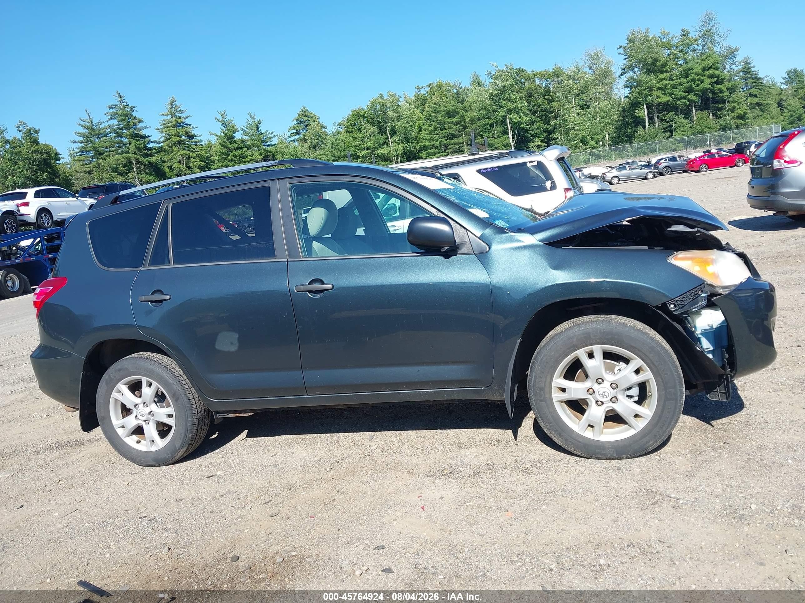 2010 Toyota Rav4   Blue vin: 2T3BF4DV3AW028747