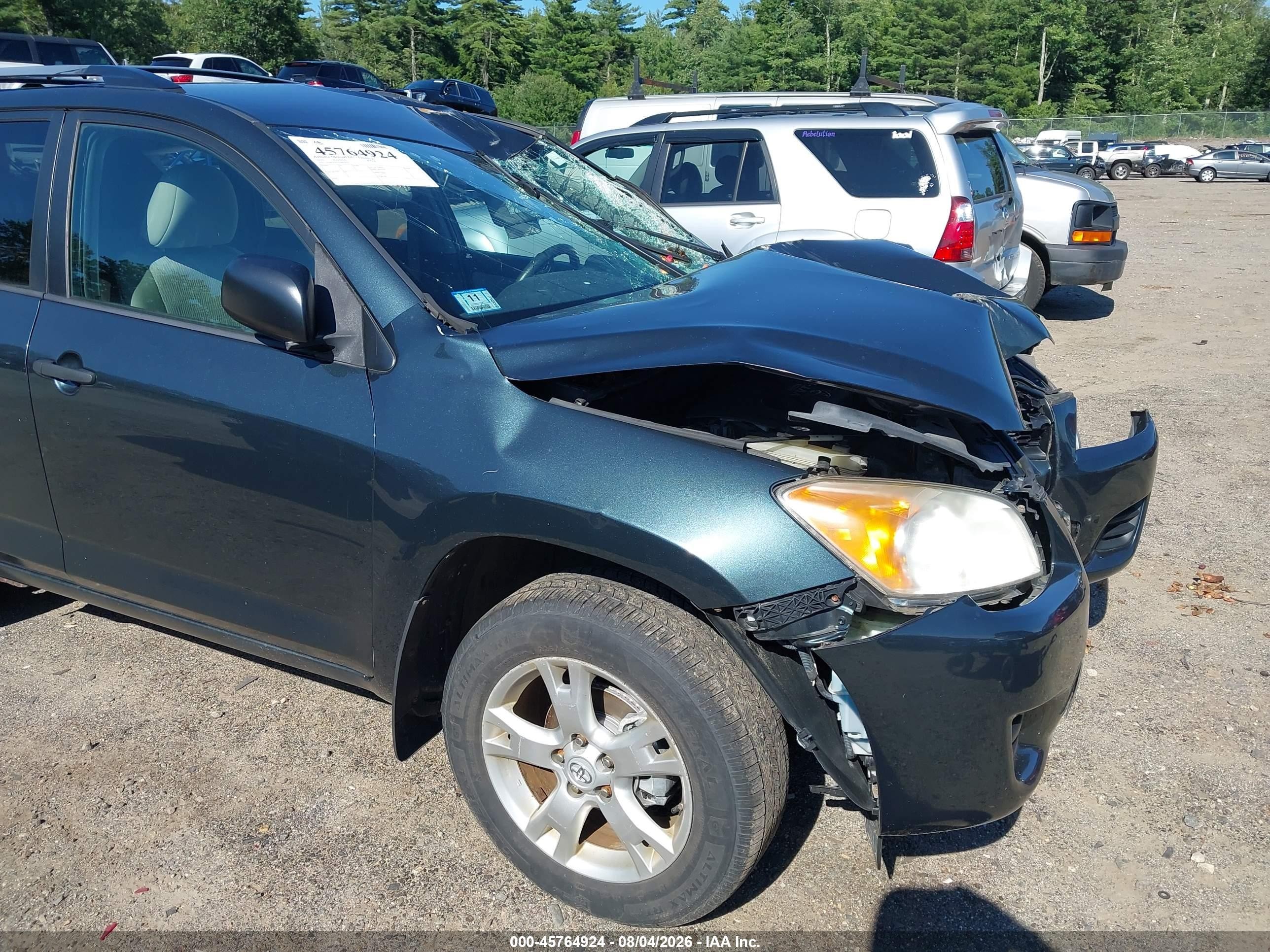 2010 Toyota Rav4   Blue vin: 2T3BF4DV3AW028747