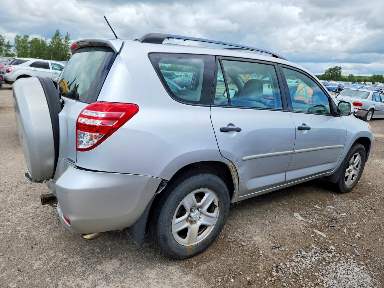 2010 Toyota Rav4 Base Silver vin: 2T3BF4DV3AW041739