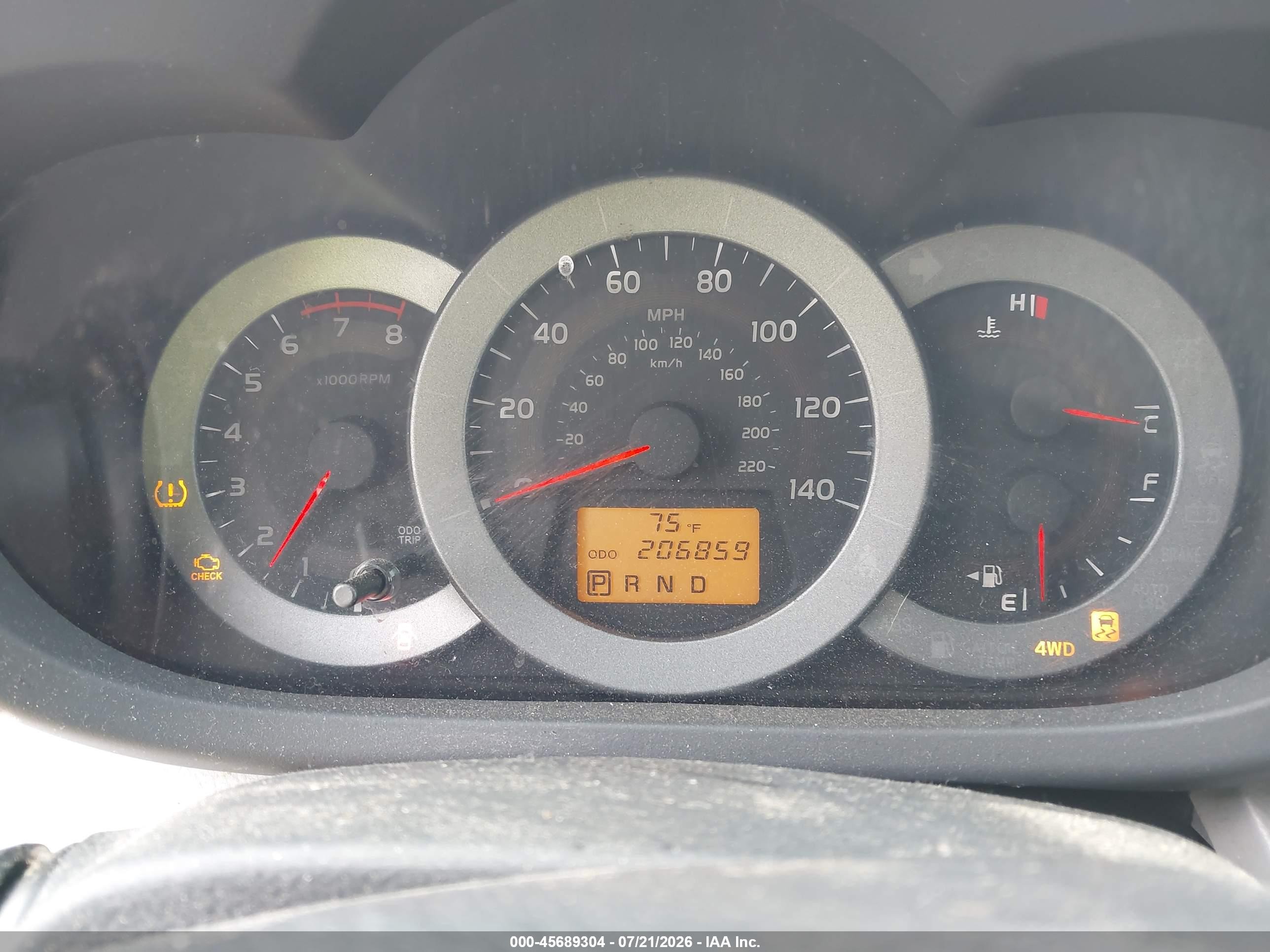 2010 Toyota Rav4 Blue vin: 2T3BF4DV3AW057780