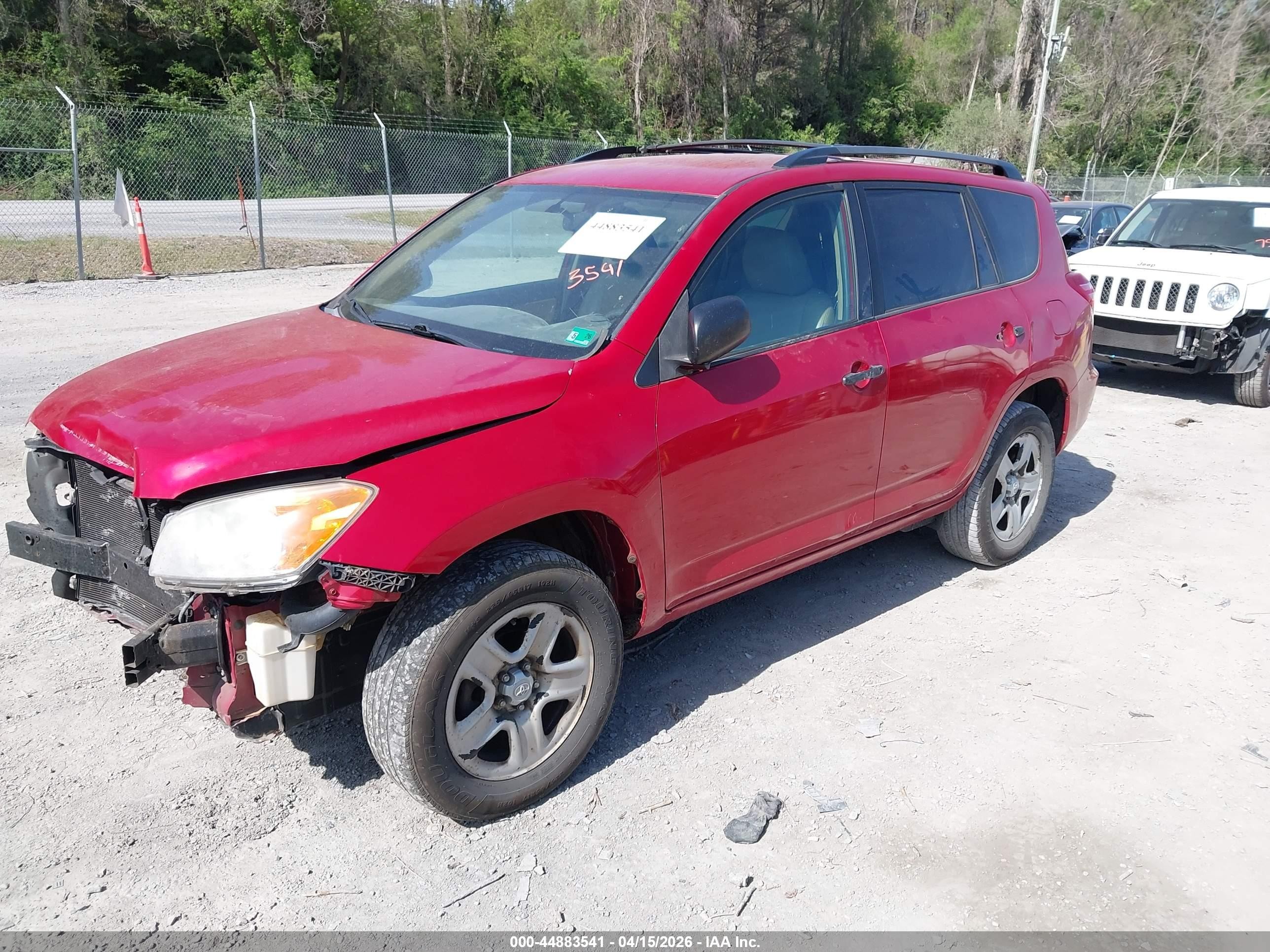 2010 Toyota Rav4   Burgundy vin: 2T3BF4DV3AW065300