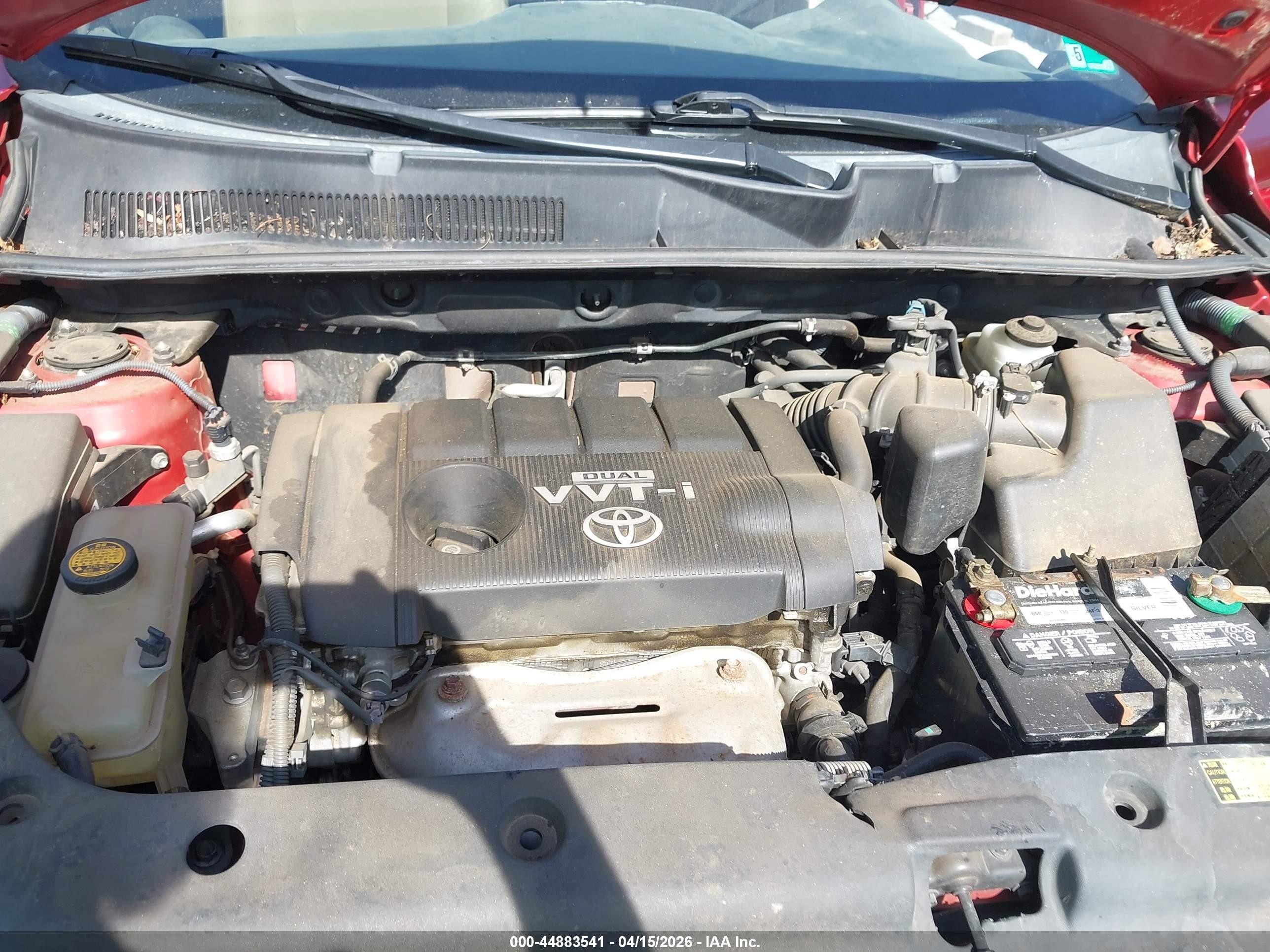 2010 Toyota Rav4   Burgundy vin: 2T3BF4DV3AW065300