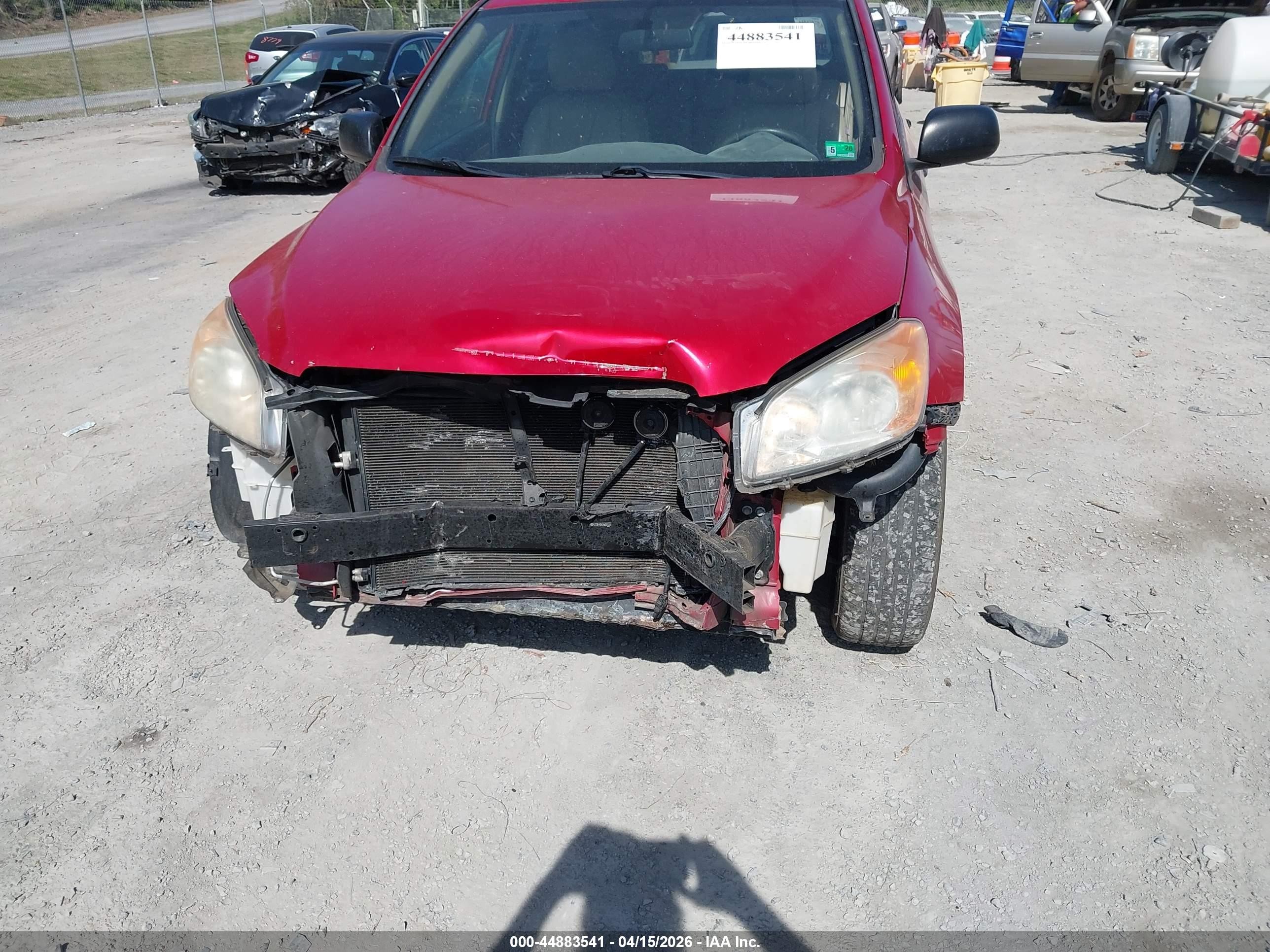 2010 Toyota Rav4   Burgundy vin: 2T3BF4DV3AW065300