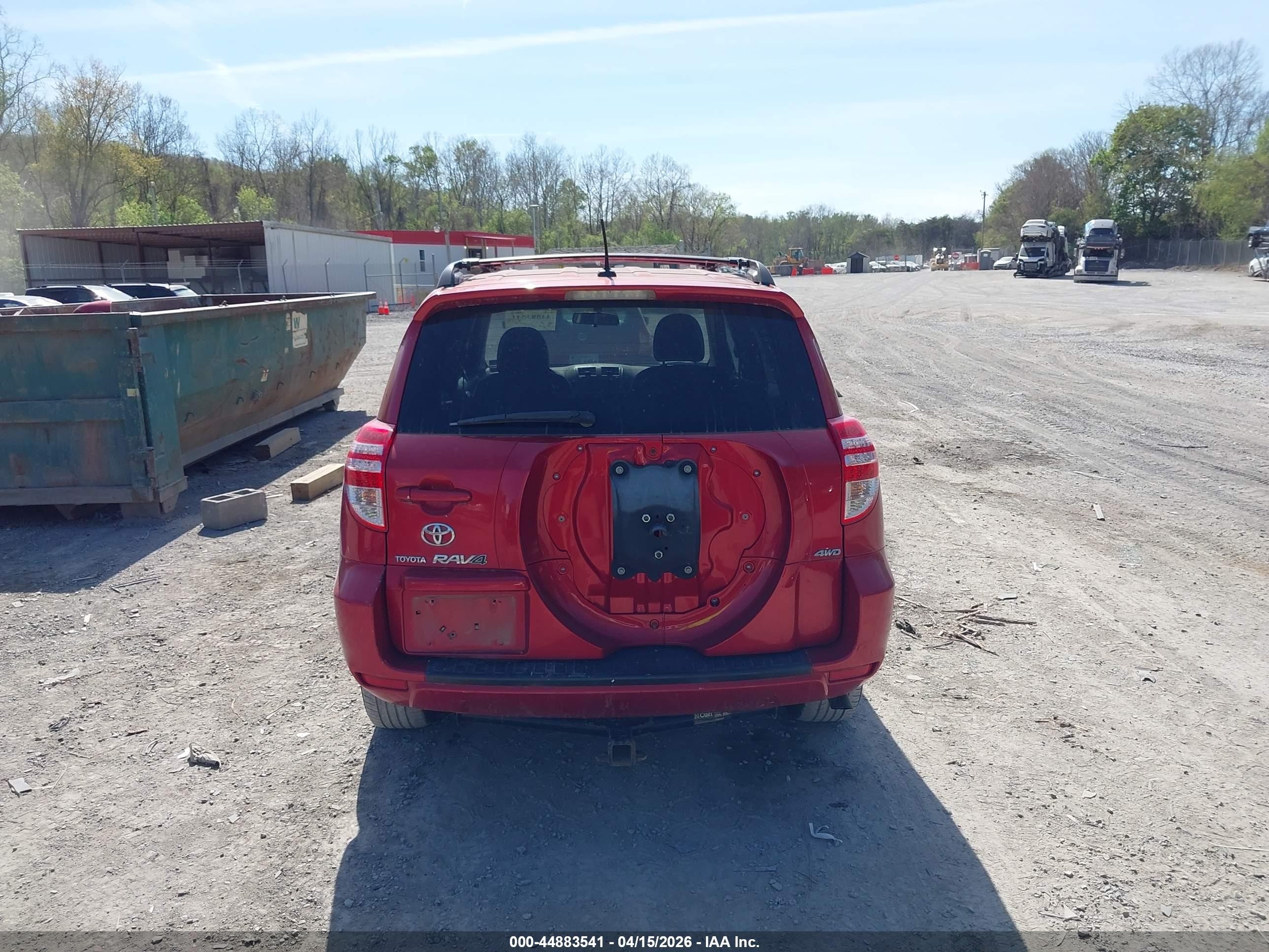 2010 Toyota Rav4   Burgundy vin: 2T3BF4DV3AW065300