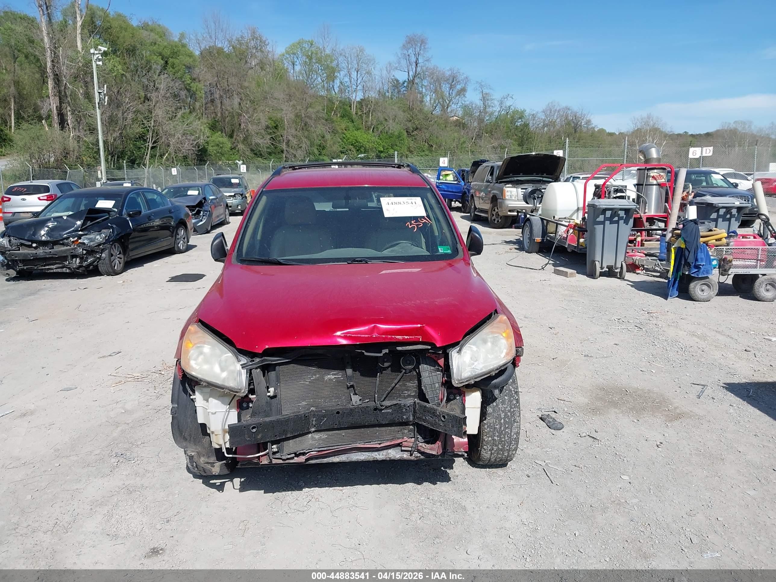 2010 Toyota Rav4   Burgundy vin: 2T3BF4DV3AW065300