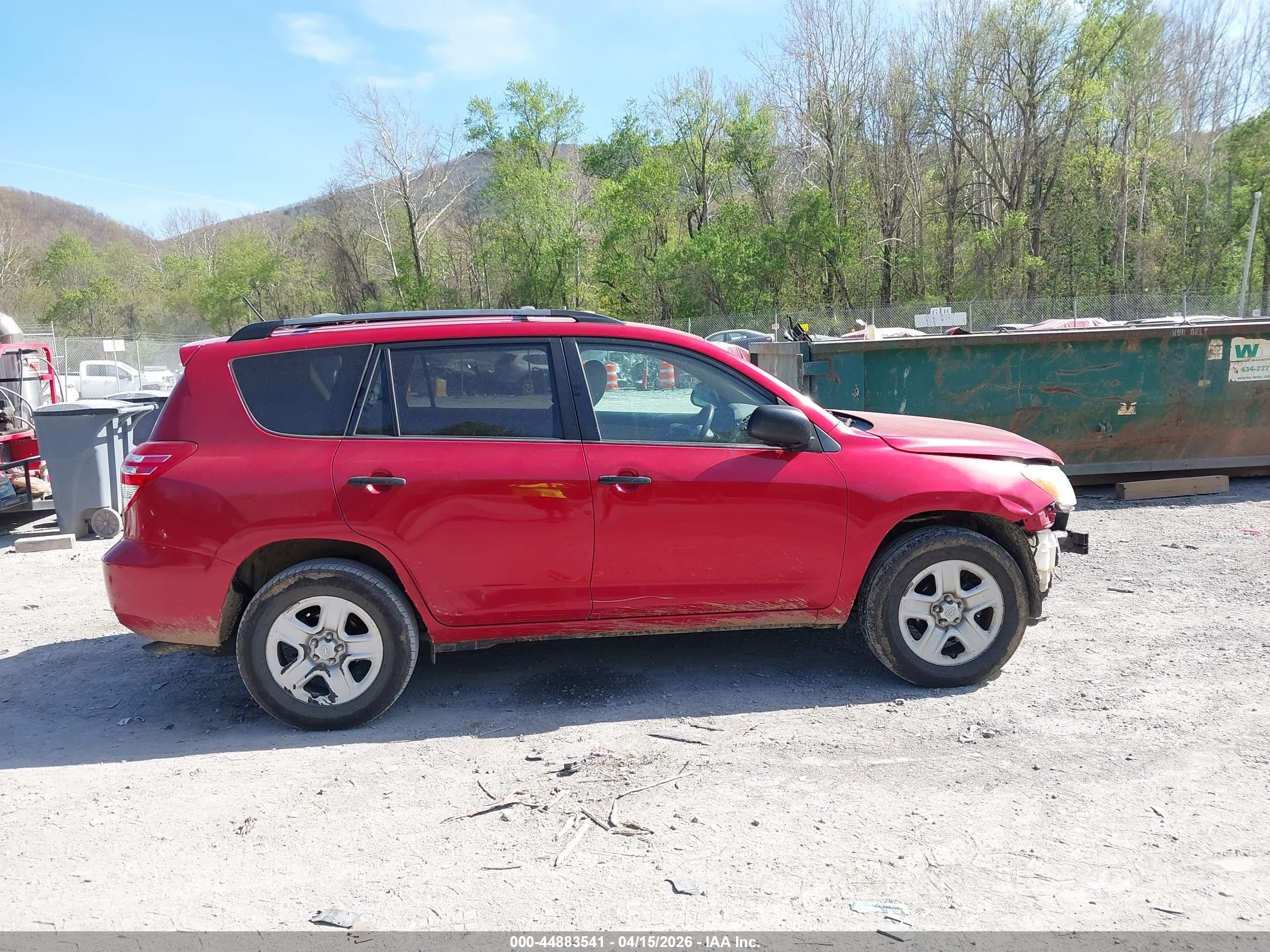 2010 Toyota Rav4   Burgundy vin: 2T3BF4DV3AW065300