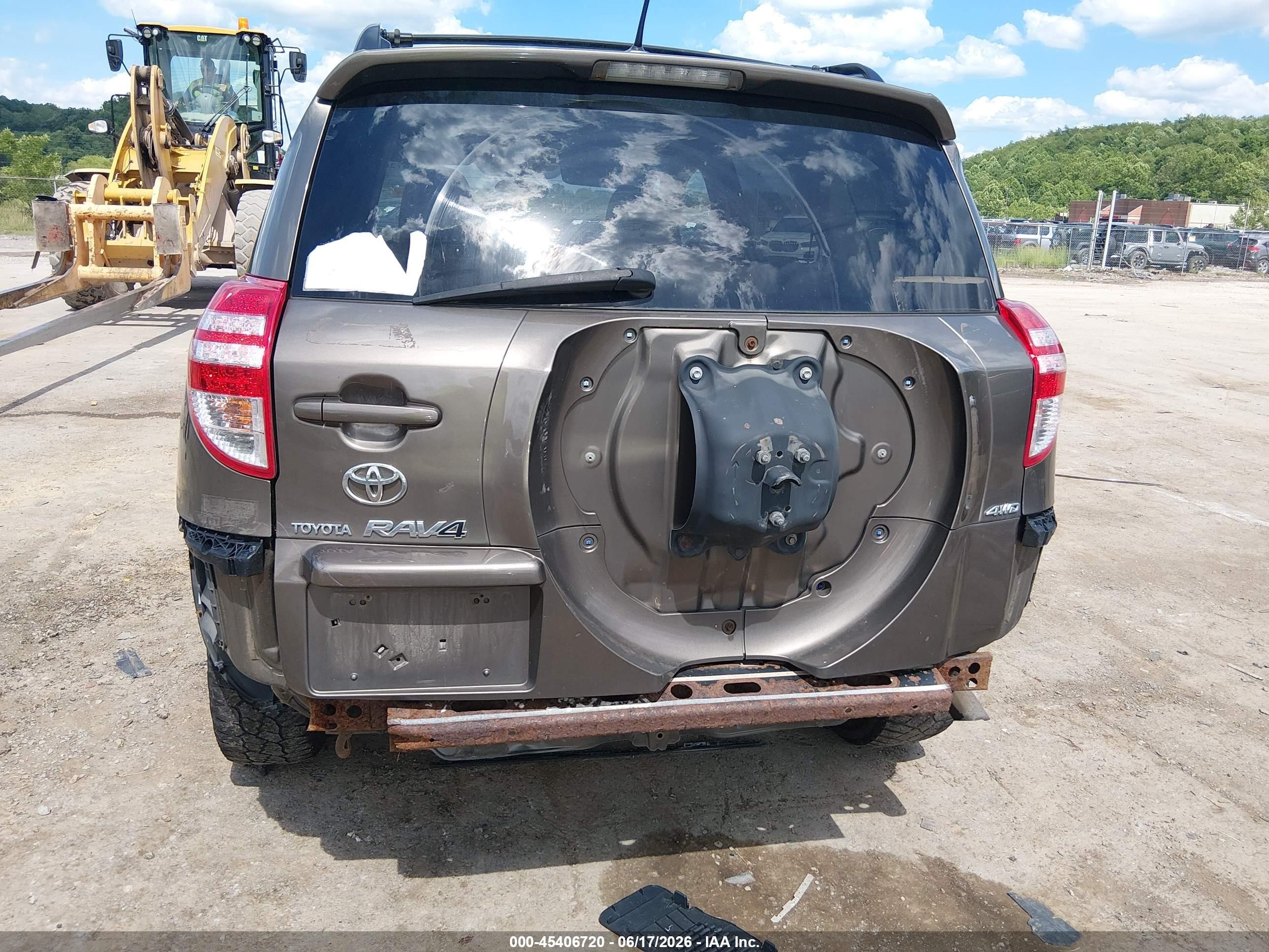 2010 Toyota Rav4   Gray vin: 2T3BF4DV3AW073445