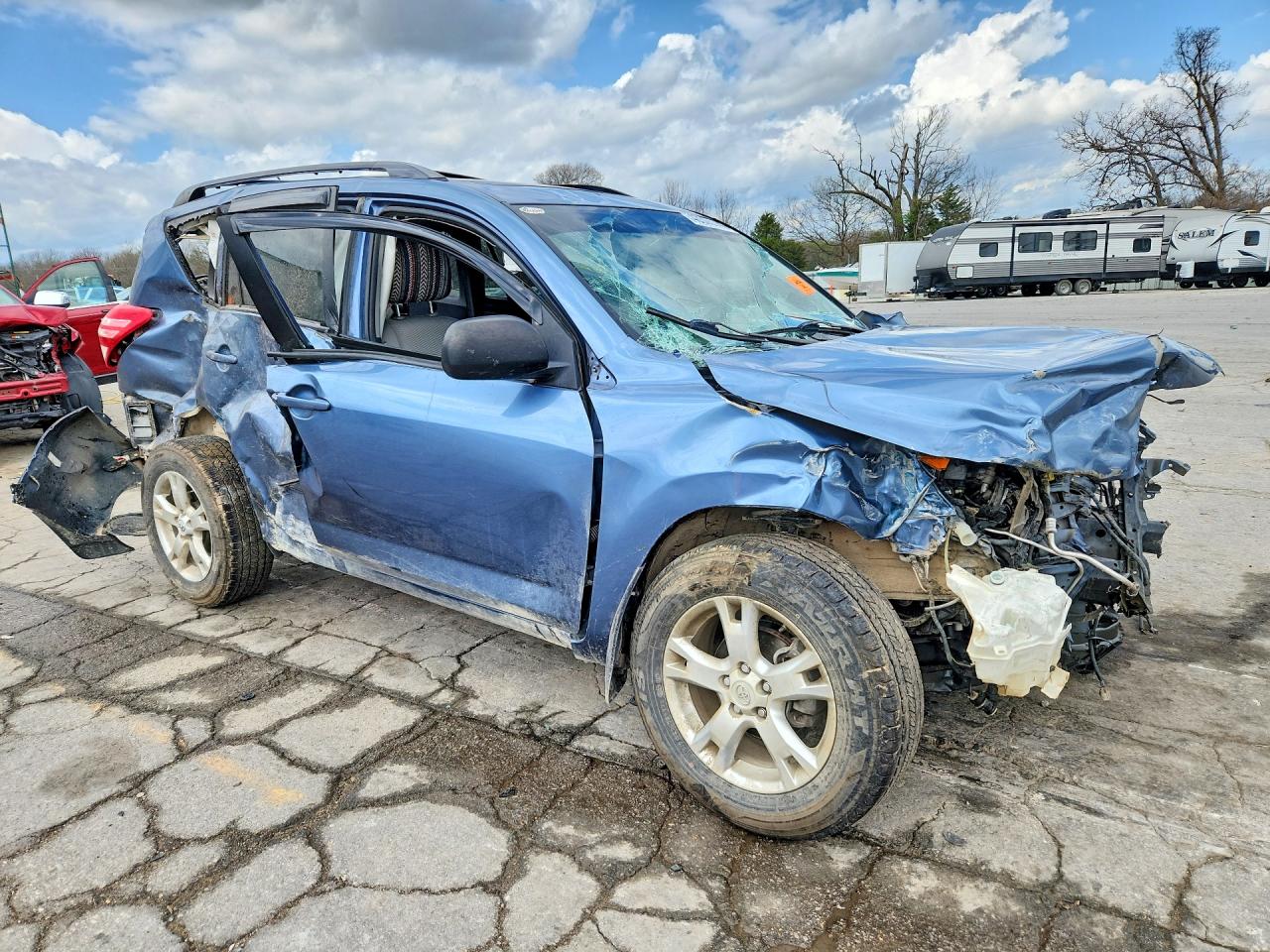 2011 Toyota Rav4 Base Синий vin: 2T3BF4DV3BW091865
