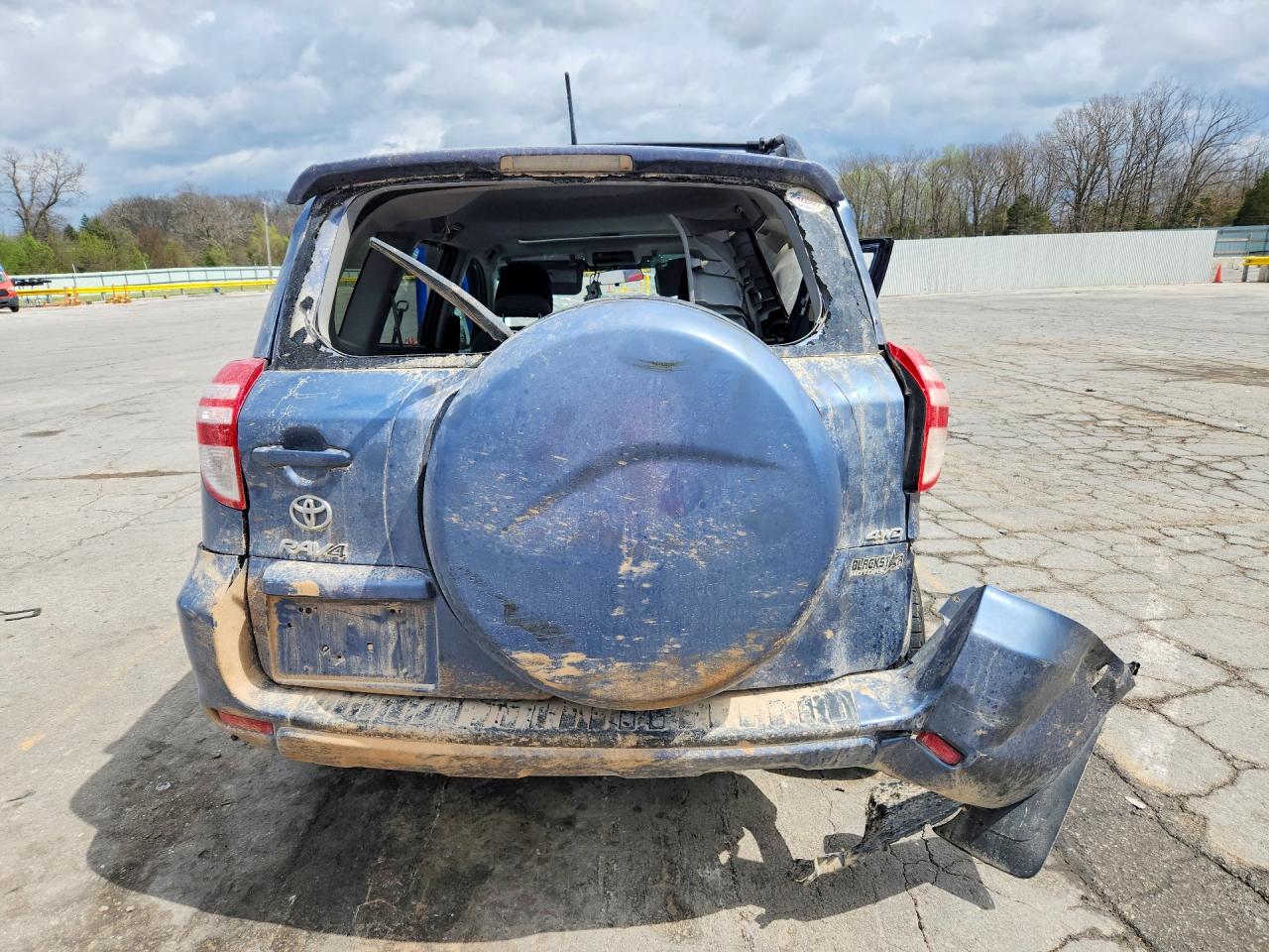 2011 Toyota Rav4 Base Синий vin: 2T3BF4DV3BW091865