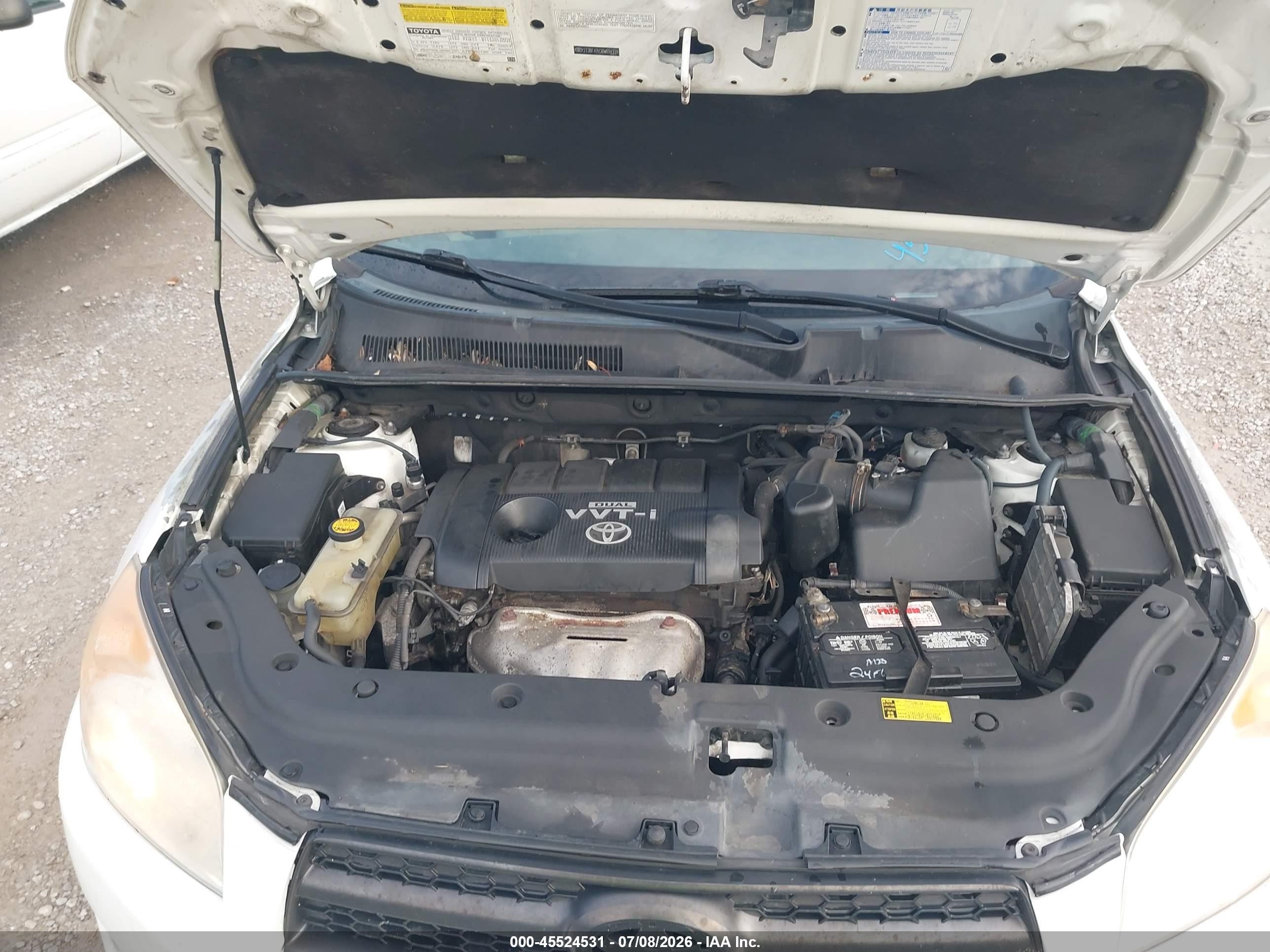 2011 Toyota Rav4   White vin: 2T3BF4DV3BW094328
