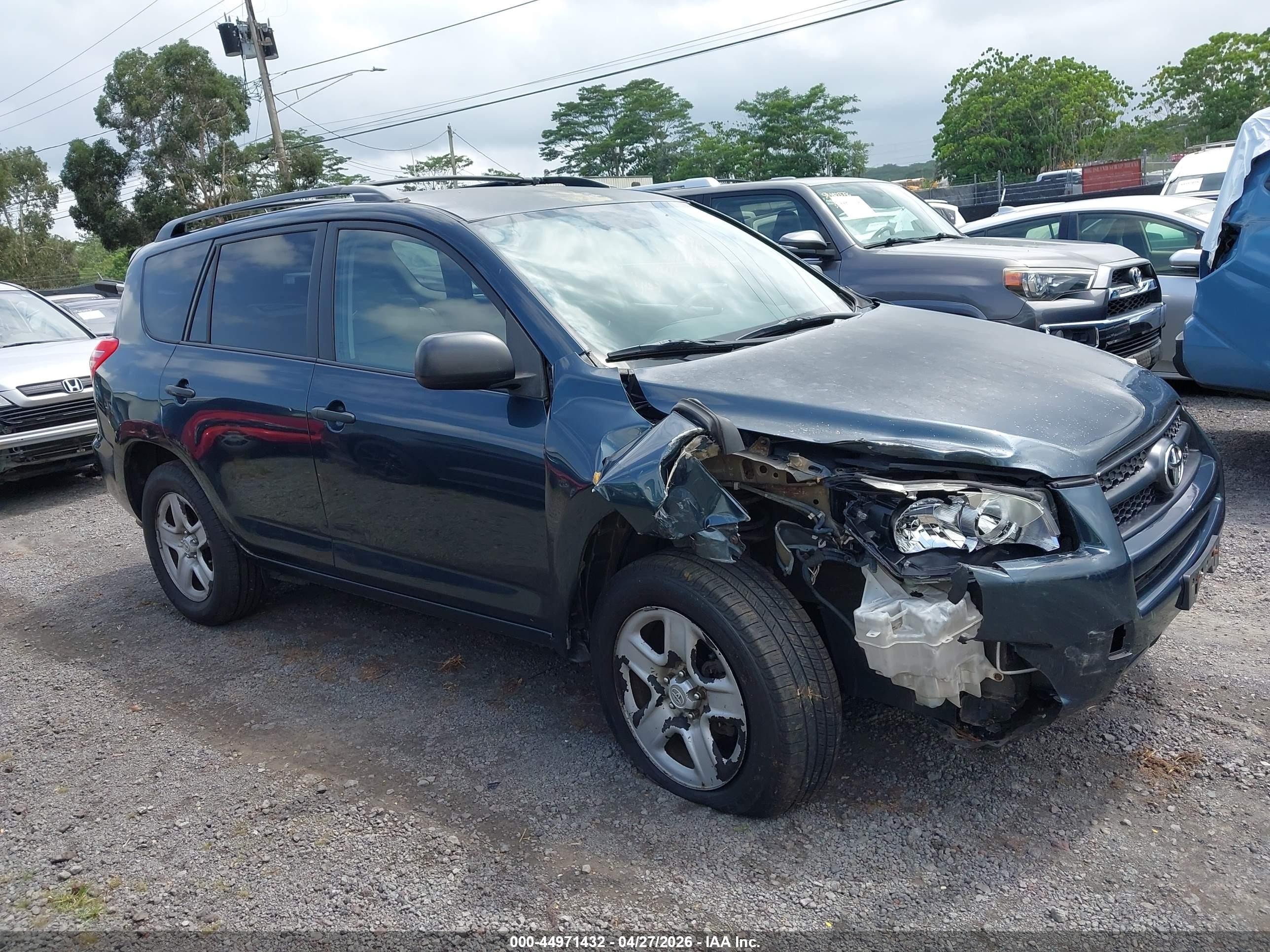 2011 Toyota Rav4   Dark Blue vin: 2T3BF4DV3BW097651