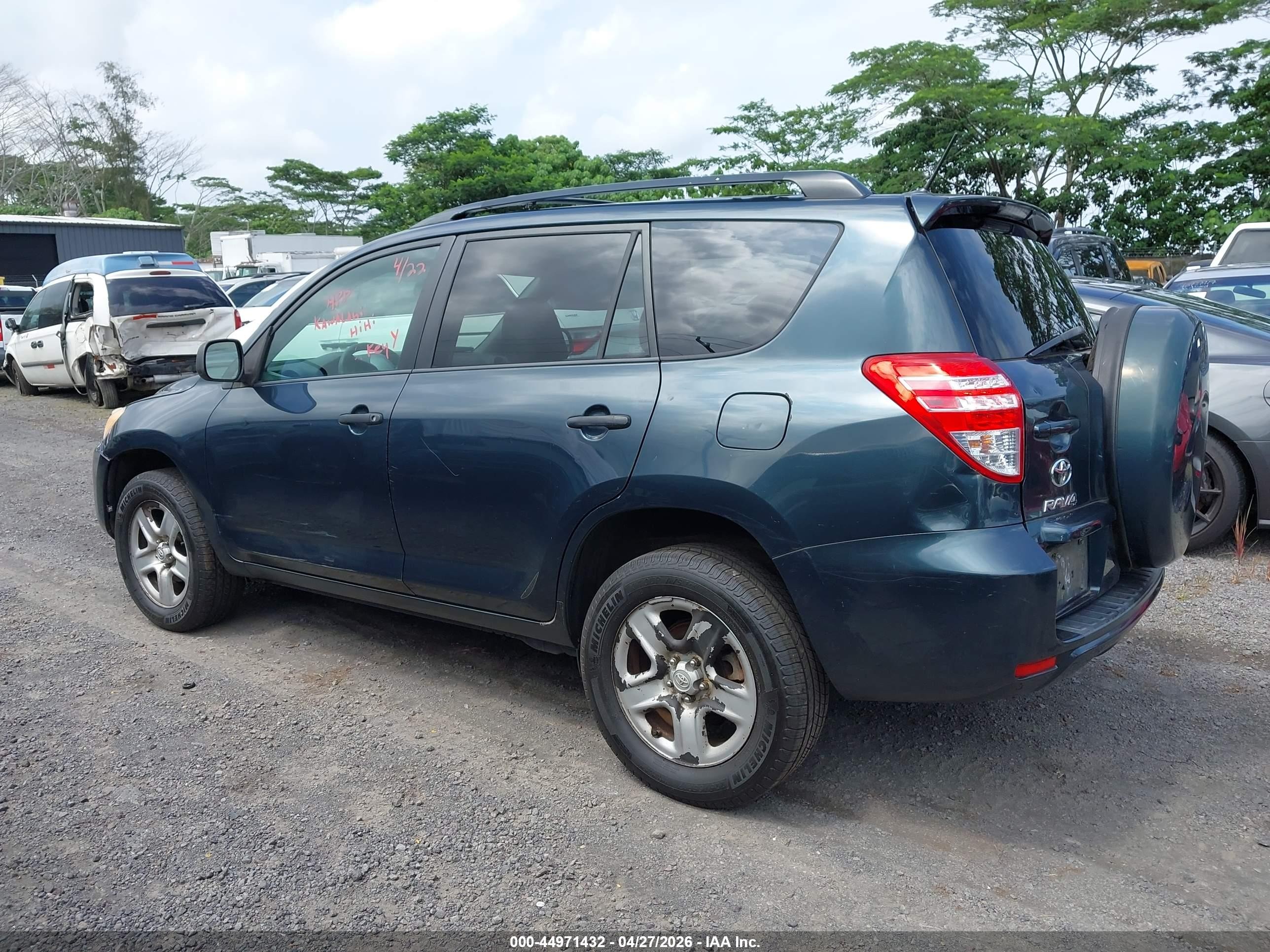 2011 Toyota Rav4   Dark Blue vin: 2T3BF4DV3BW097651
