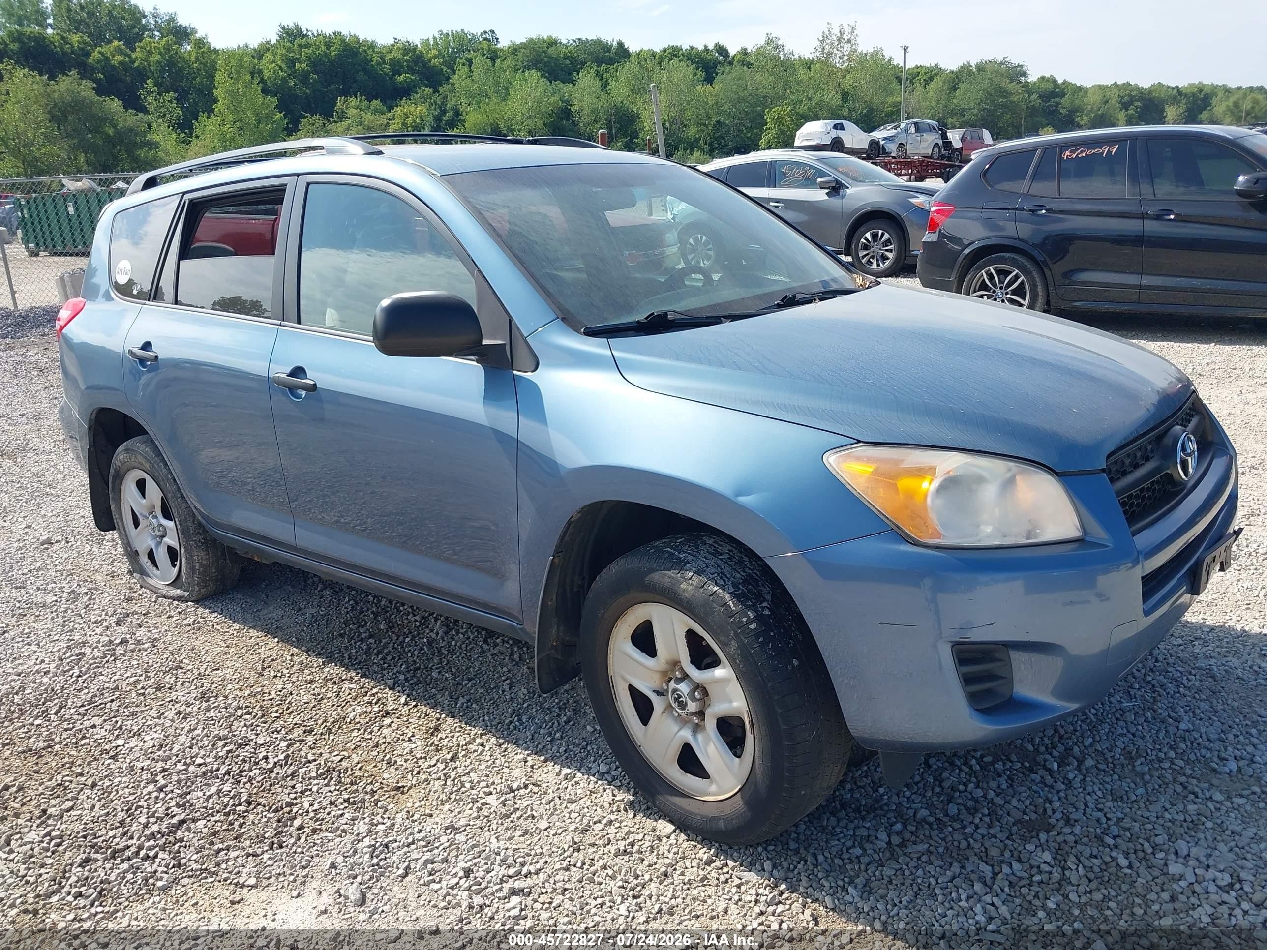 2011 Toyota Rav4   Blue vin: 2T3BF4DV3BW104940