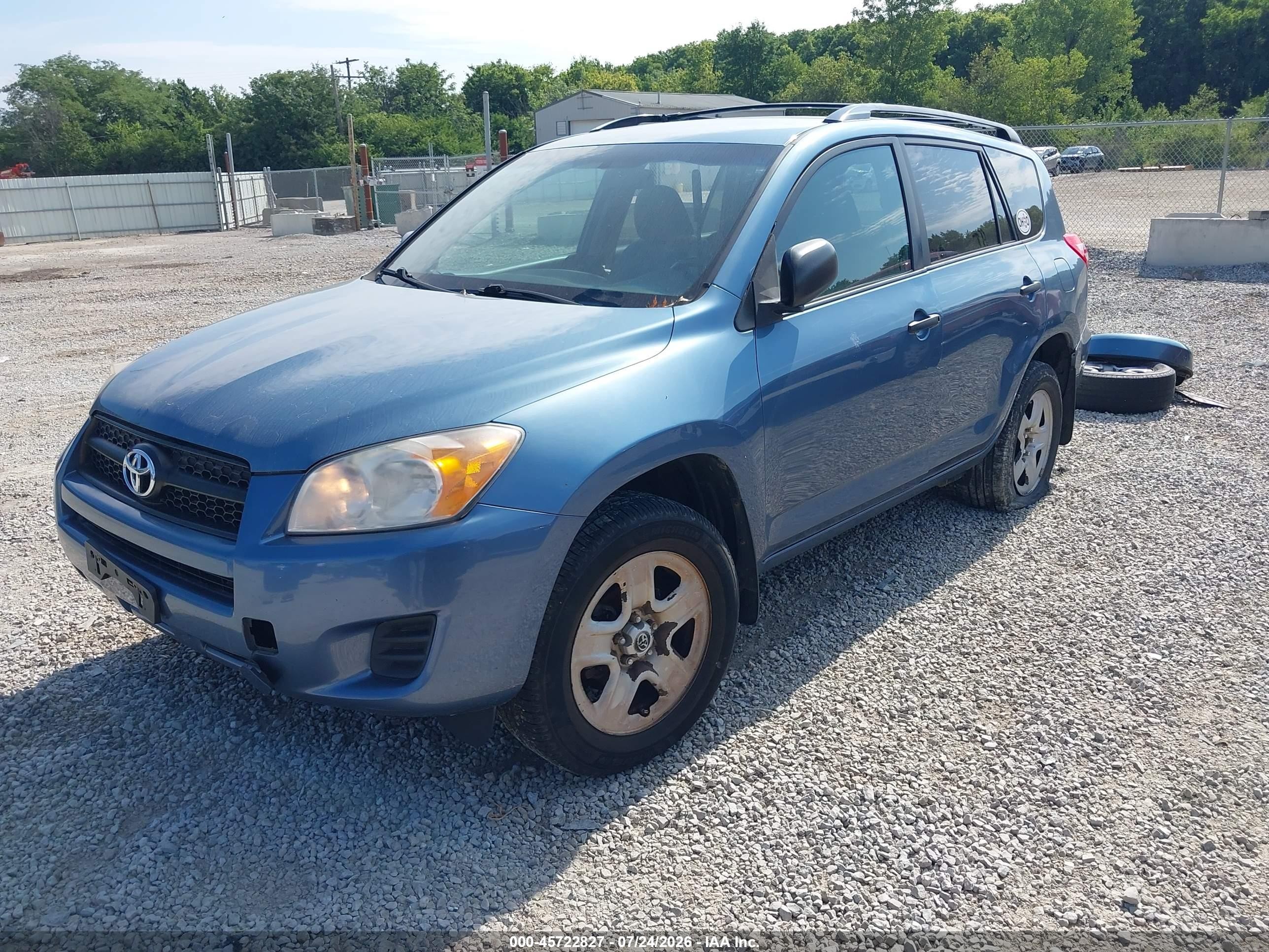 2011 Toyota Rav4   Blue vin: 2T3BF4DV3BW104940