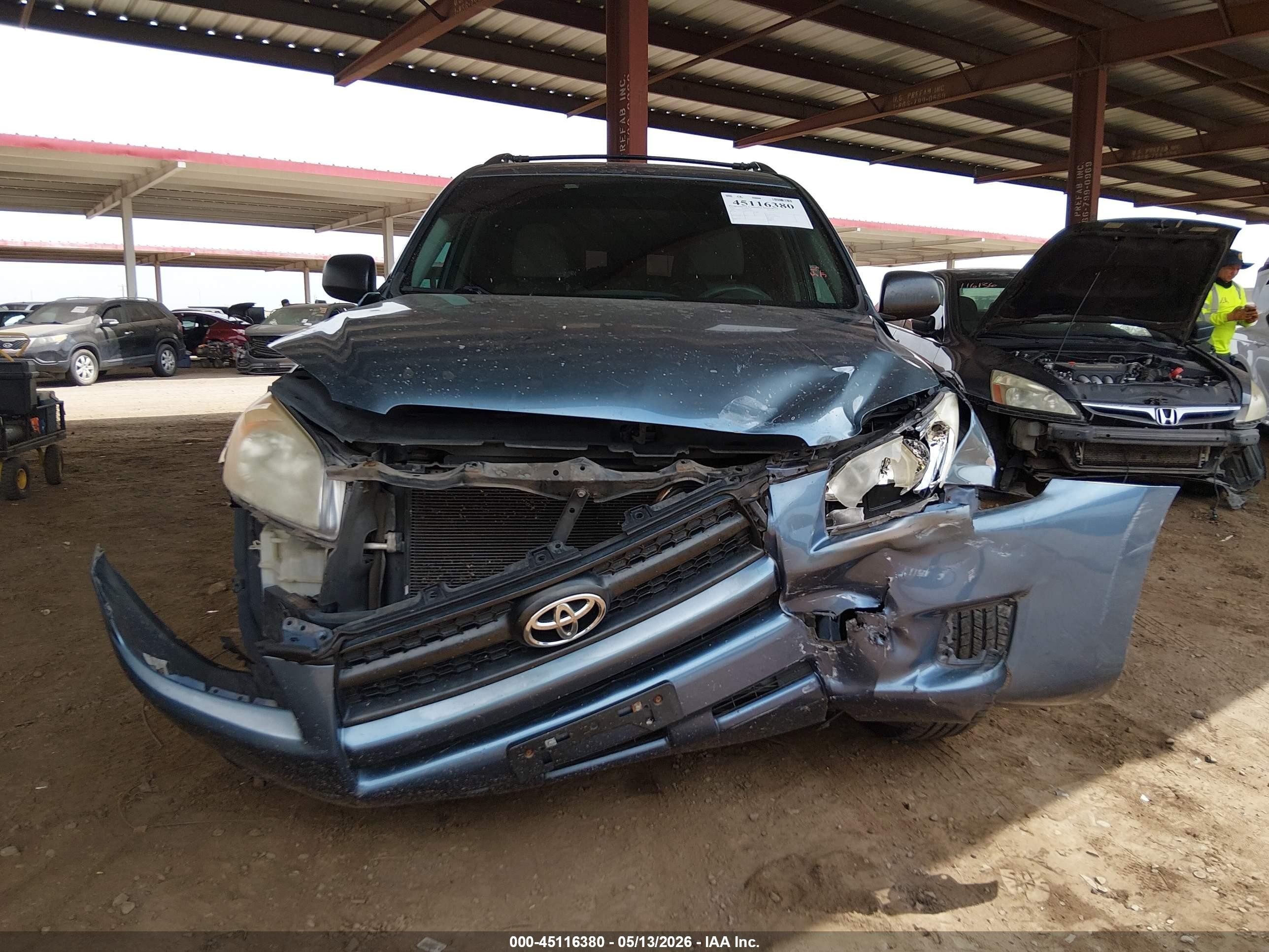 2011 Toyota Rav4   Blue vin: 2T3BF4DV3BW105845