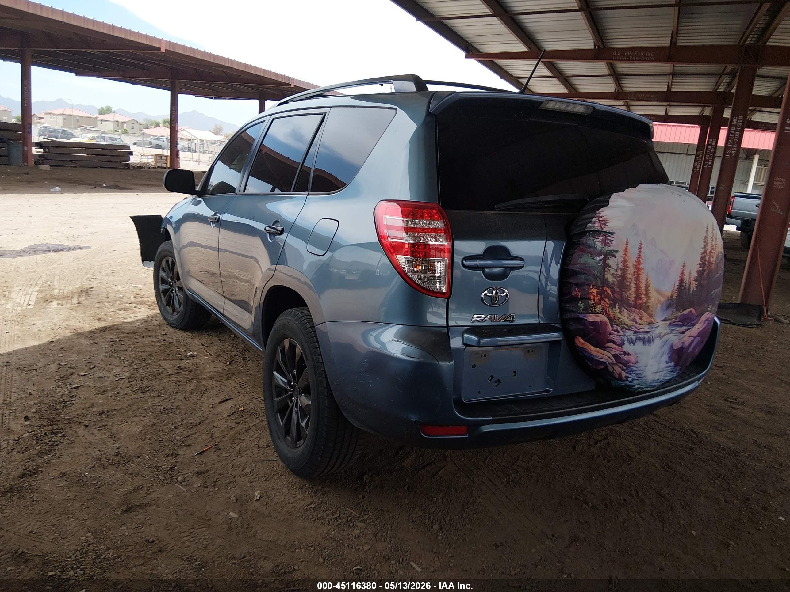 2011 Toyota Rav4   Blue vin: 2T3BF4DV3BW105845