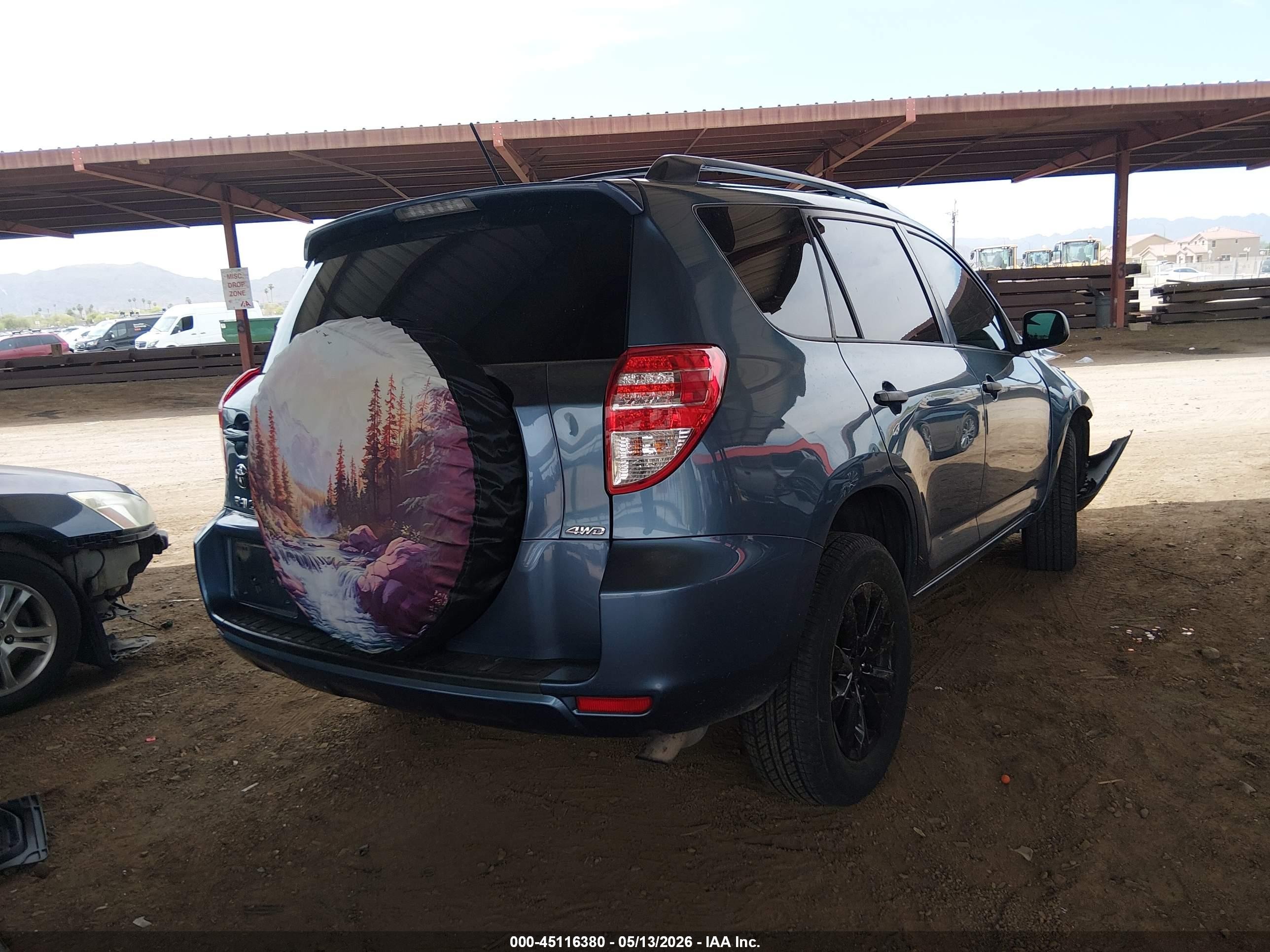 2011 Toyota Rav4   Blue vin: 2T3BF4DV3BW105845