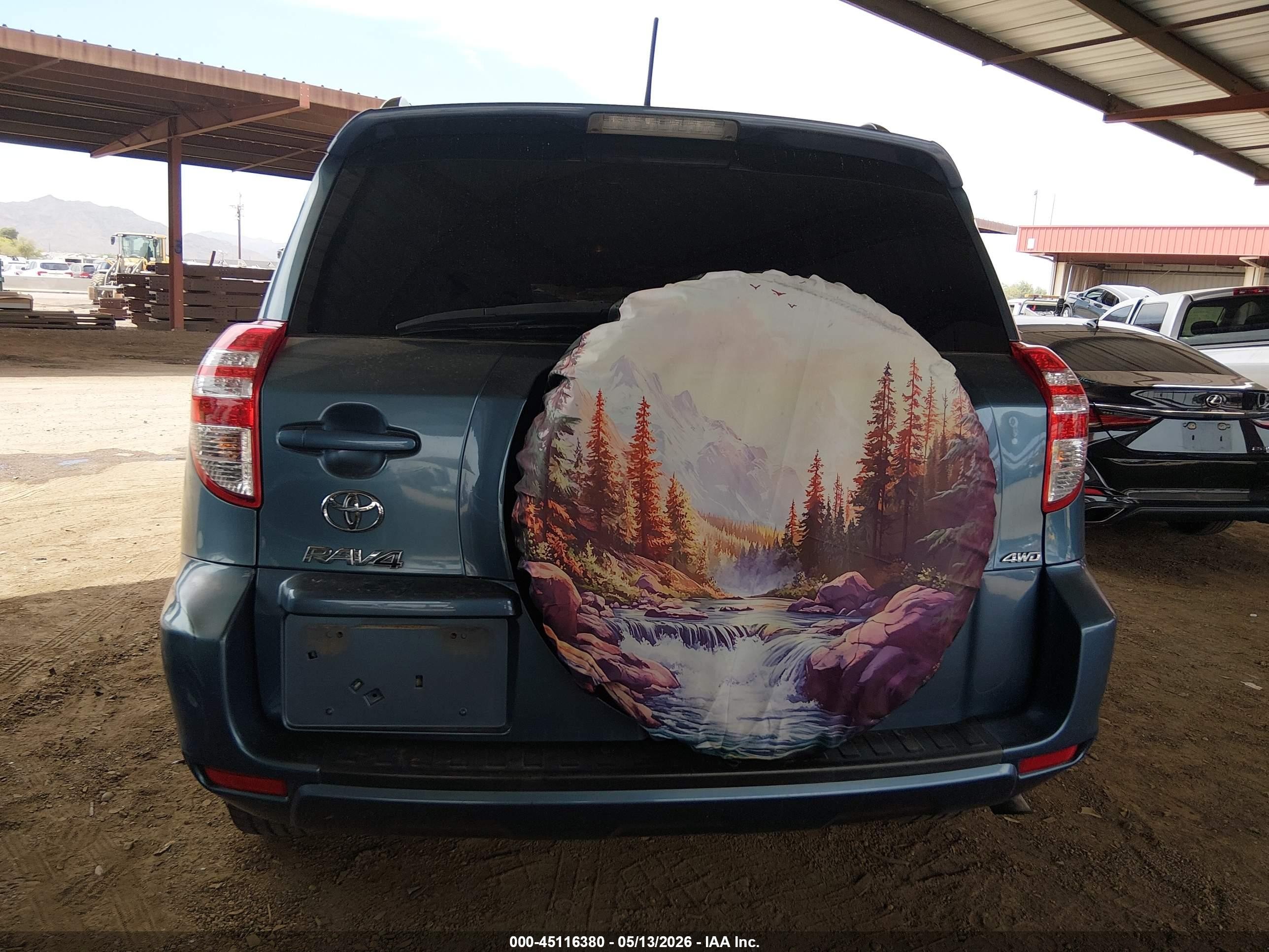 2011 Toyota Rav4   Blue vin: 2T3BF4DV3BW105845