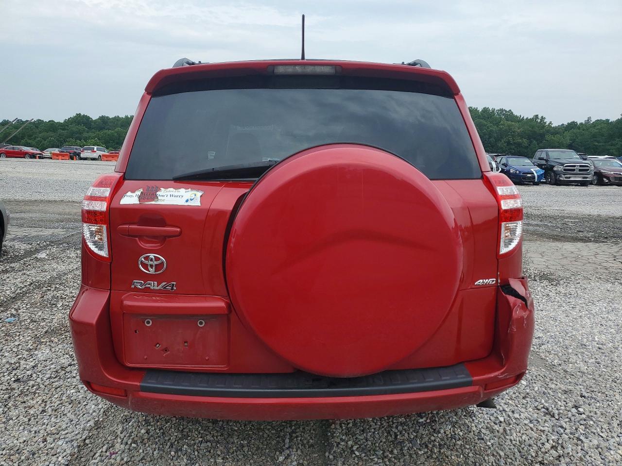 2011 Toyota Rav4 Base Red vin: 2T3BF4DV3BW167441