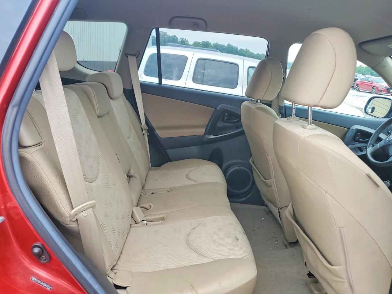 2011 Toyota Rav4 Base Red vin: 2T3BF4DV3BW167441