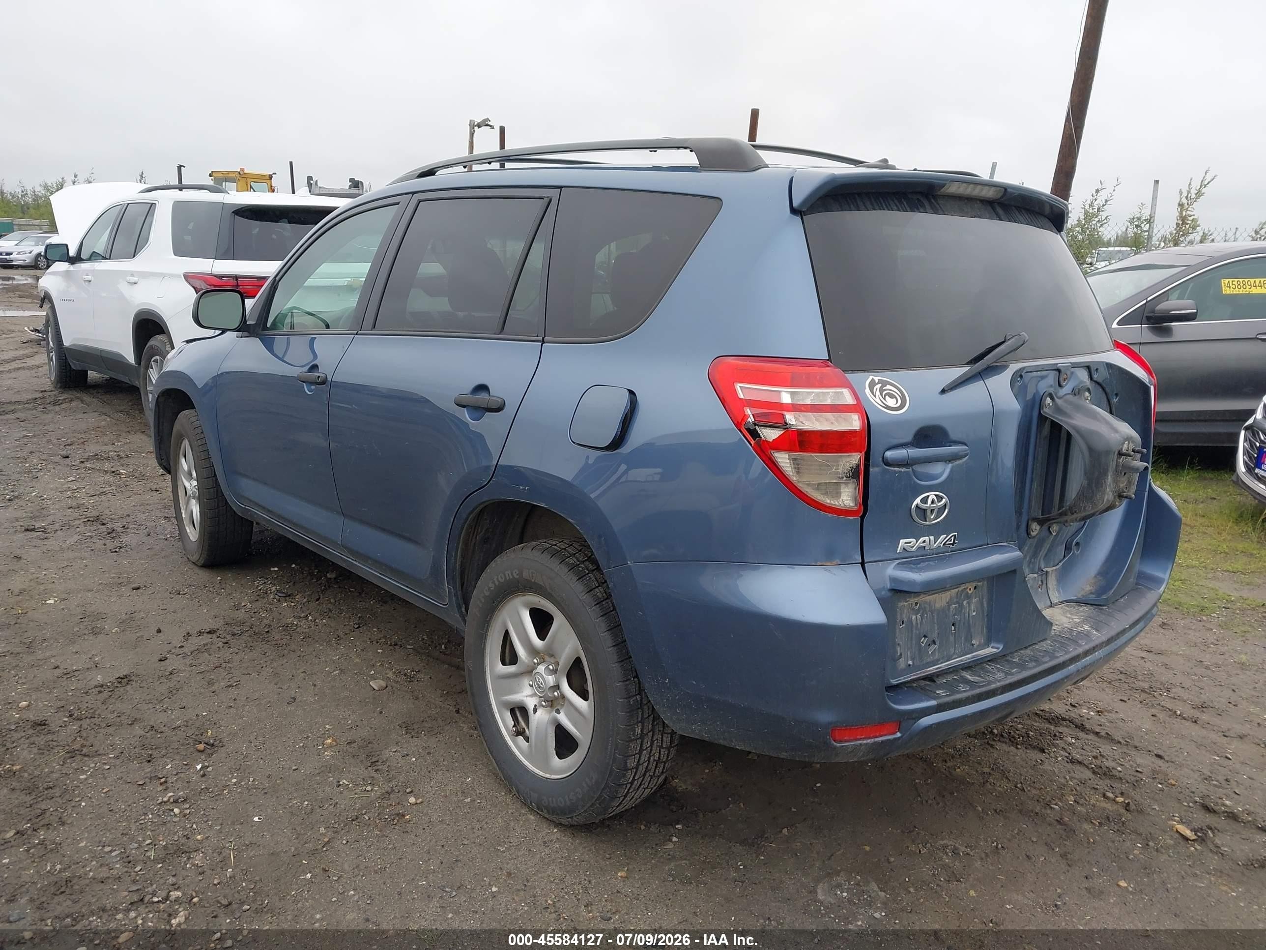 2011 Toyota Rav4   Blue vin: 2T3BF4DV3BW173028