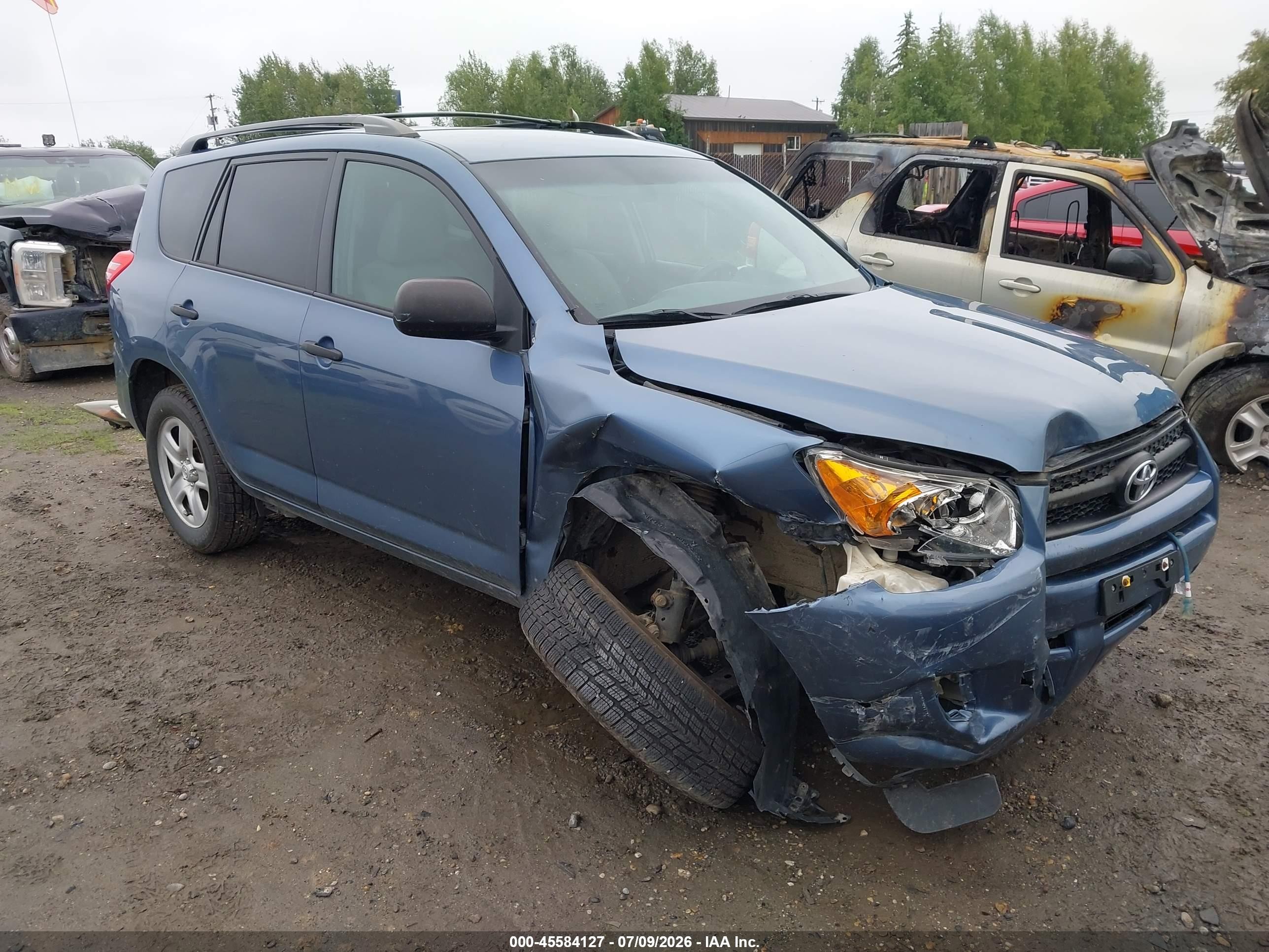 2011 Toyota Rav4   Blue vin: 2T3BF4DV3BW173028