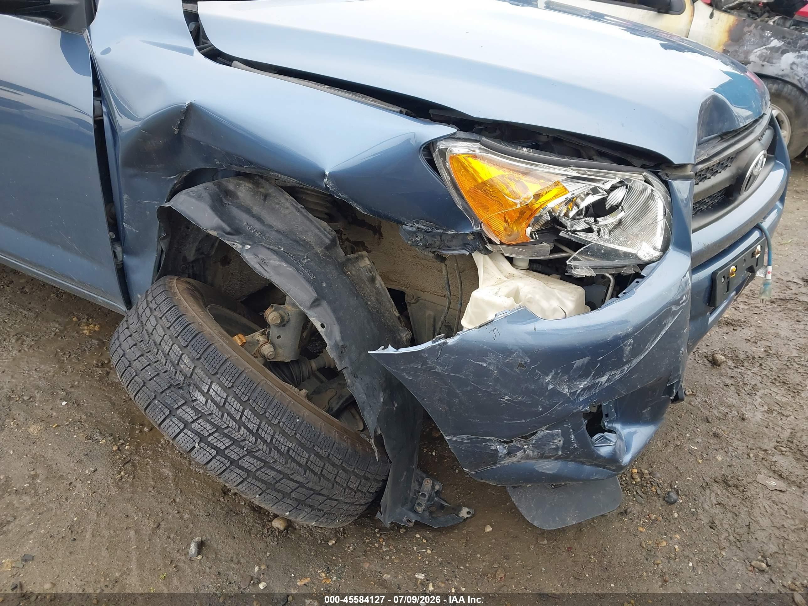 2011 Toyota Rav4   Blue vin: 2T3BF4DV3BW173028