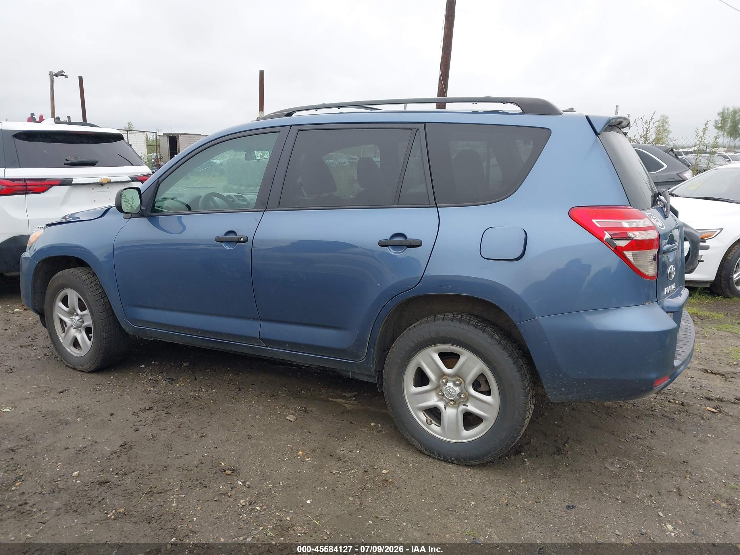 2011 Toyota Rav4   Blue vin: 2T3BF4DV3BW173028