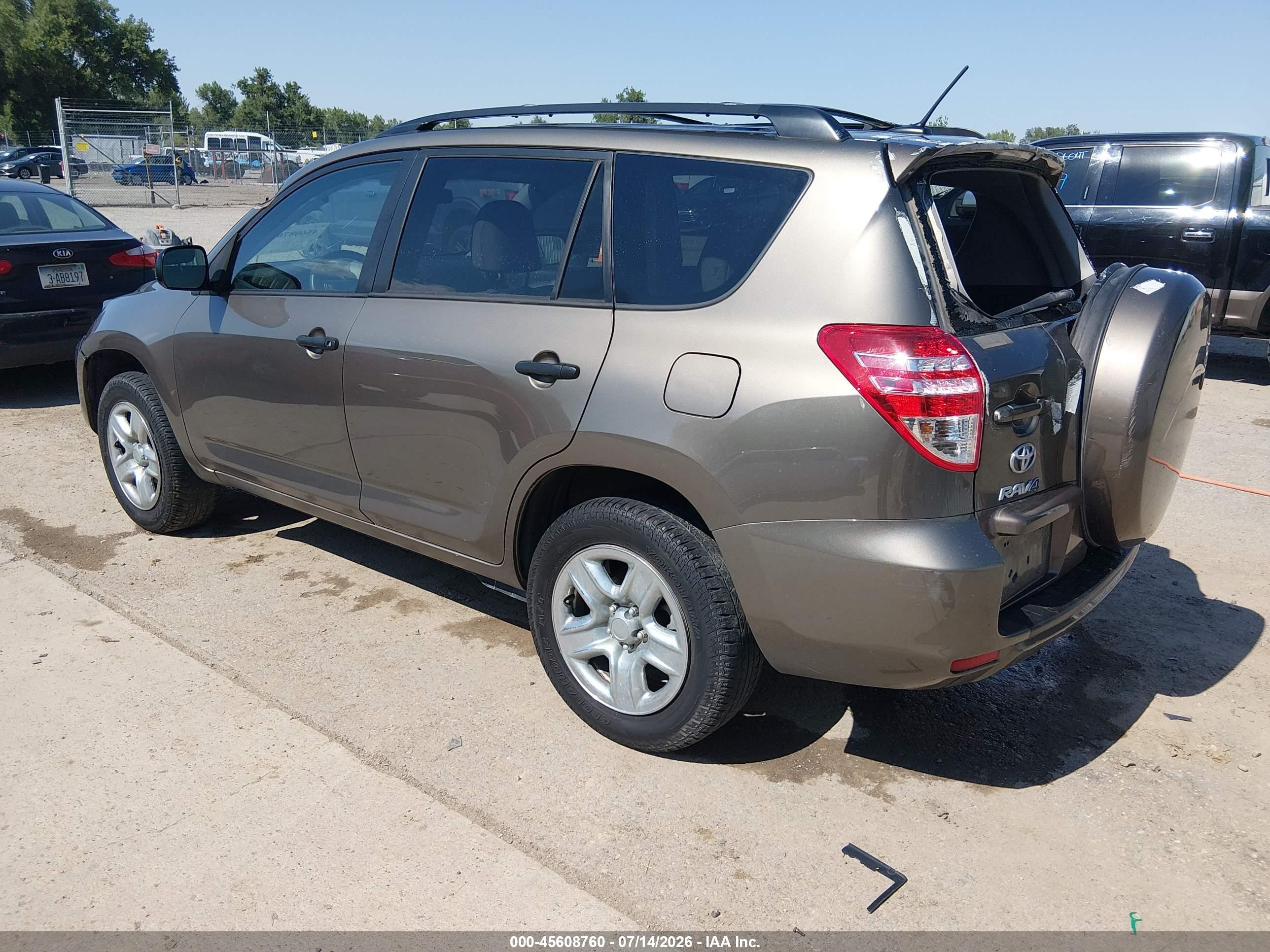 2012 Toyota Rav4   Gray vin: 2T3BF4DV3CW249395