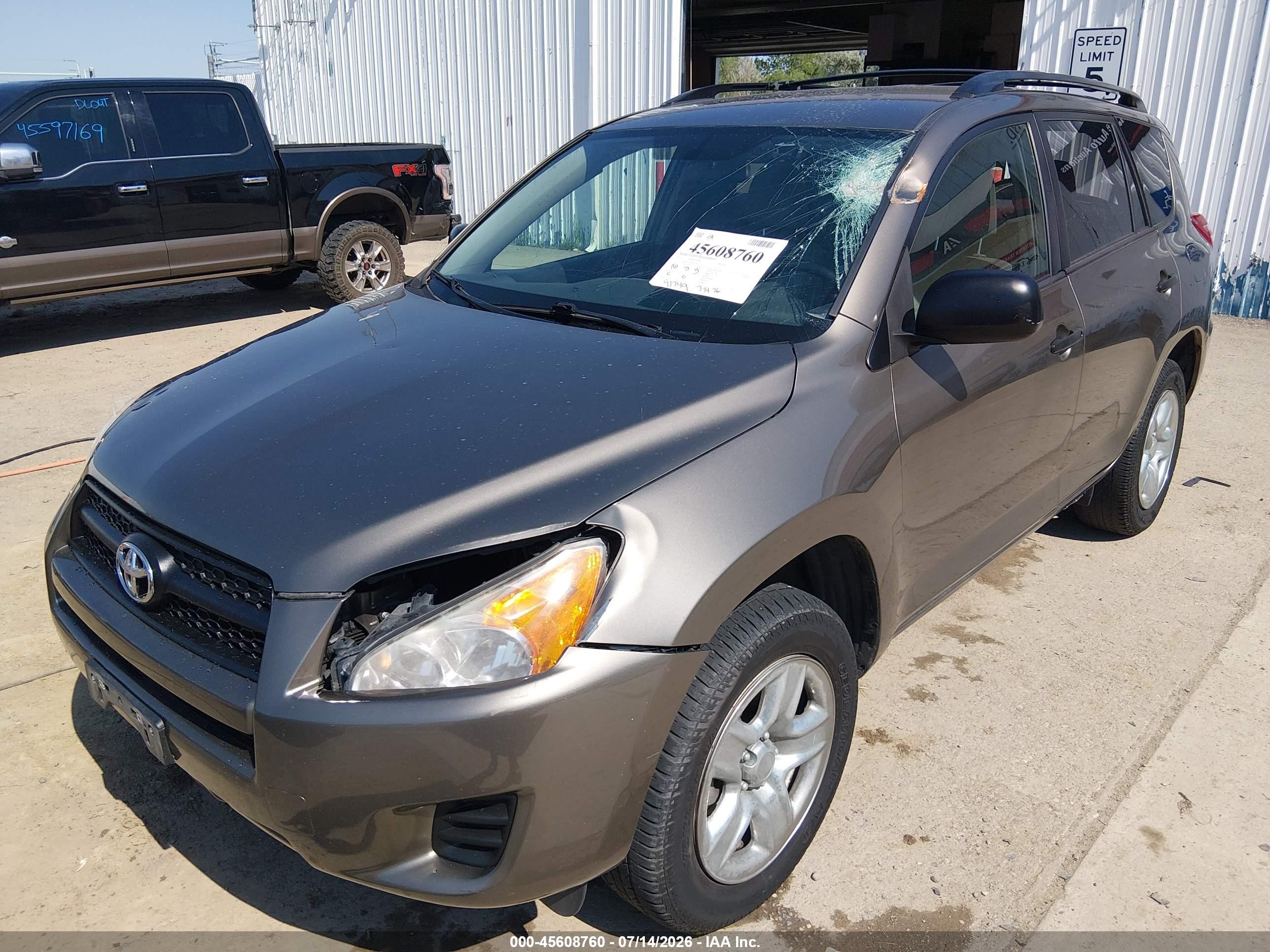 2012 Toyota Rav4   Gray vin: 2T3BF4DV3CW249395