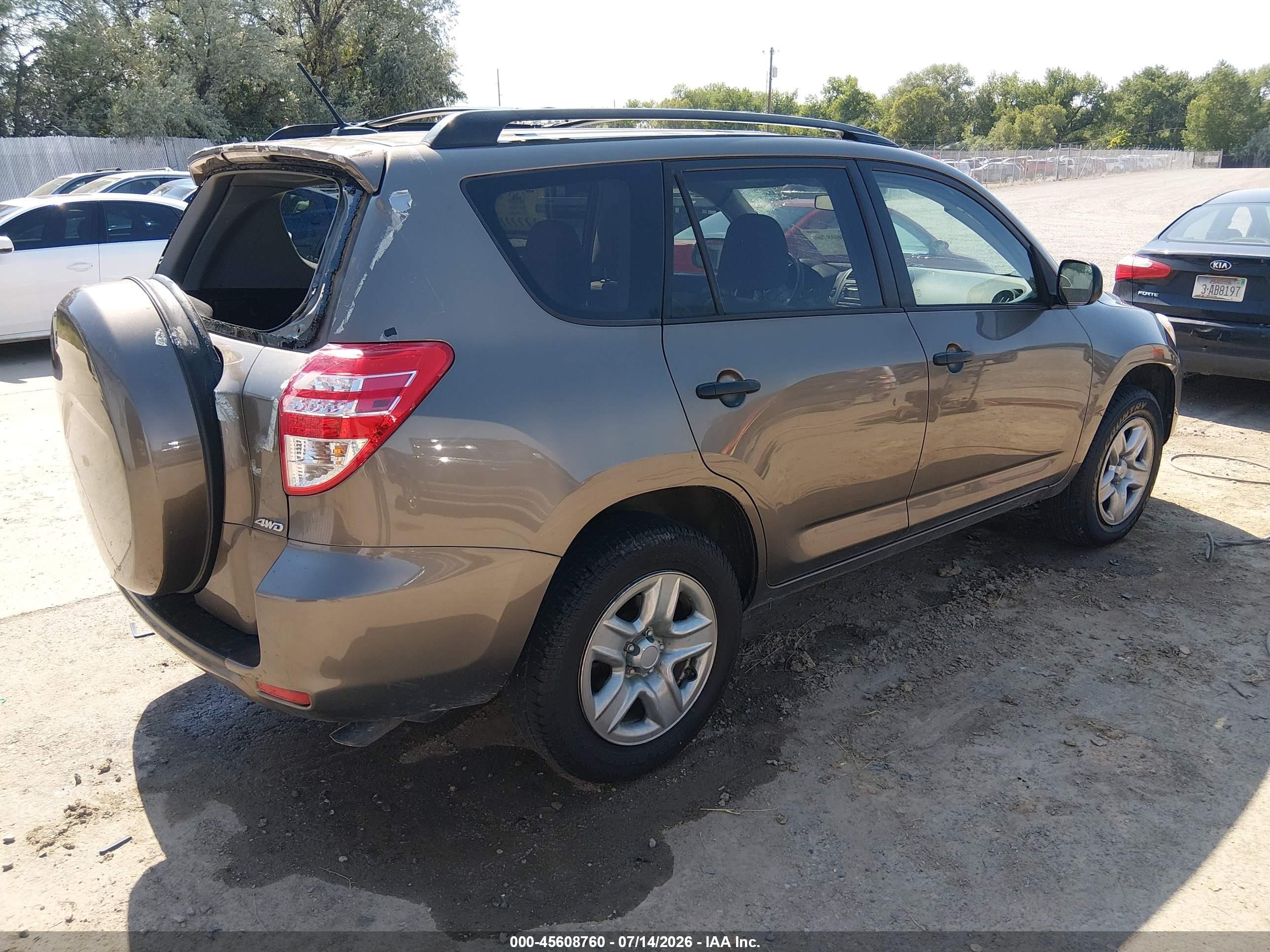 2012 Toyota Rav4   Gray vin: 2T3BF4DV3CW249395
