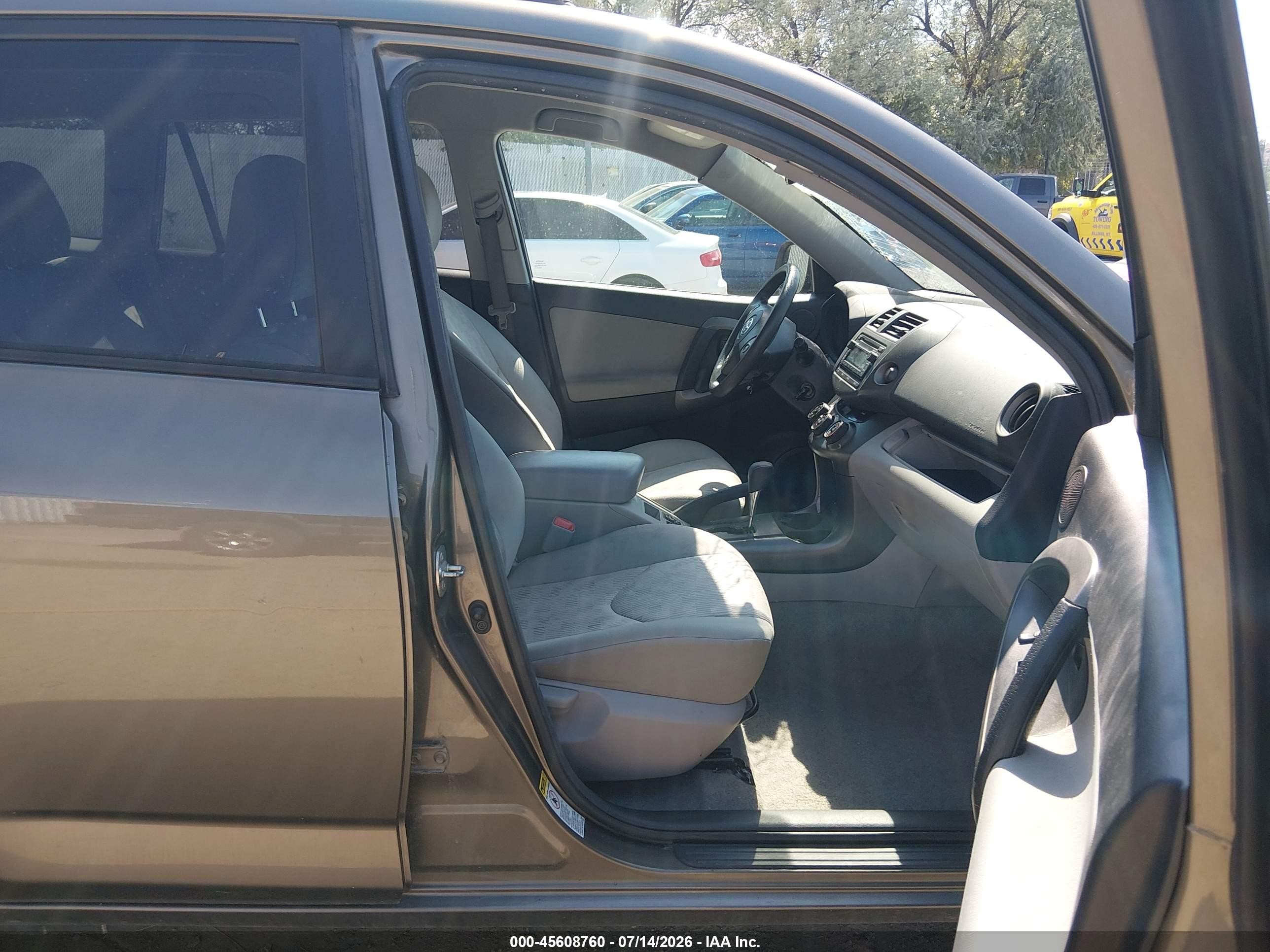 2012 Toyota Rav4   Gray vin: 2T3BF4DV3CW249395