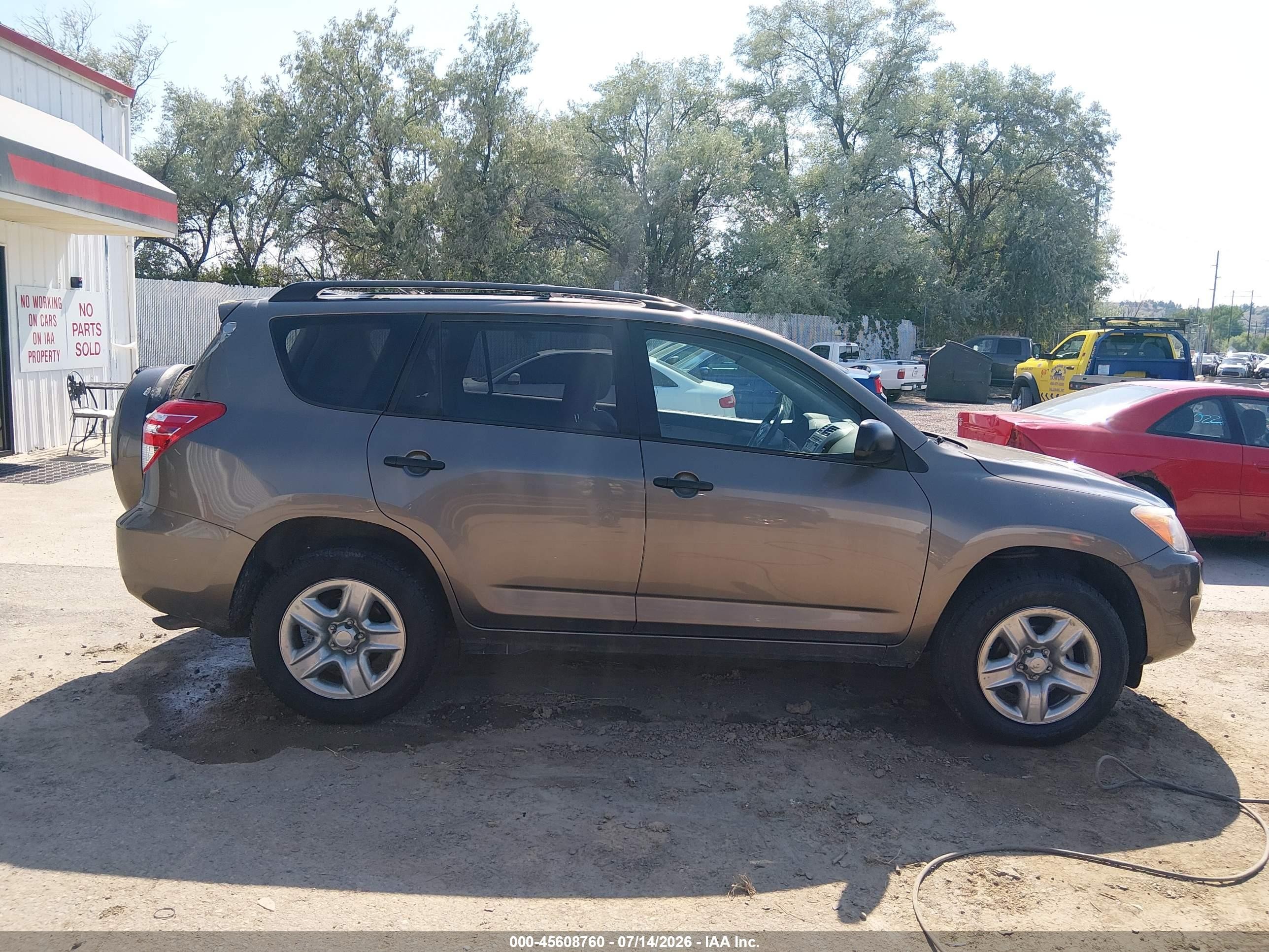 2012 Toyota Rav4   Gray vin: 2T3BF4DV3CW249395