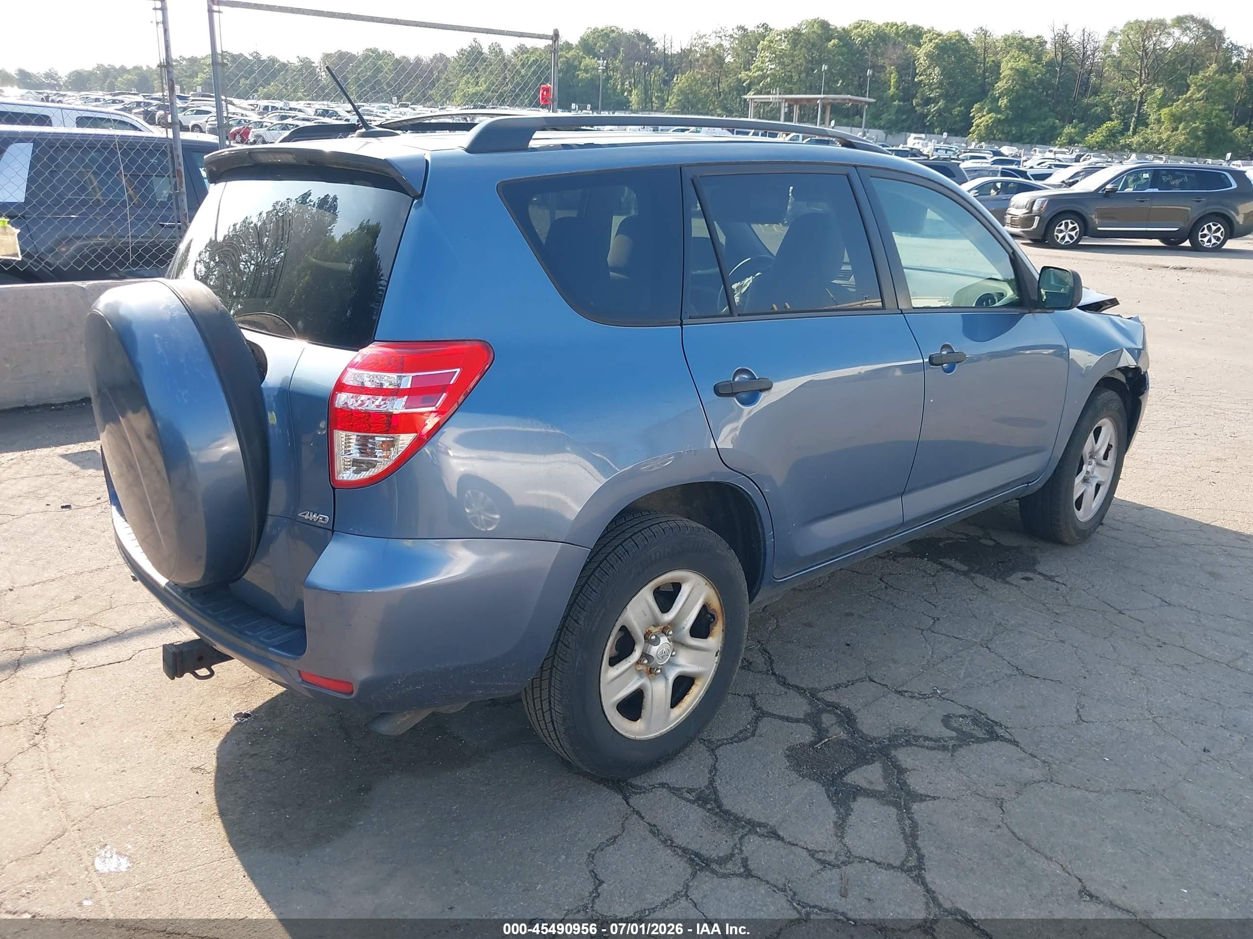 2012 Toyota Rav4 Синий vin: 2T3BF4DV3CW250160