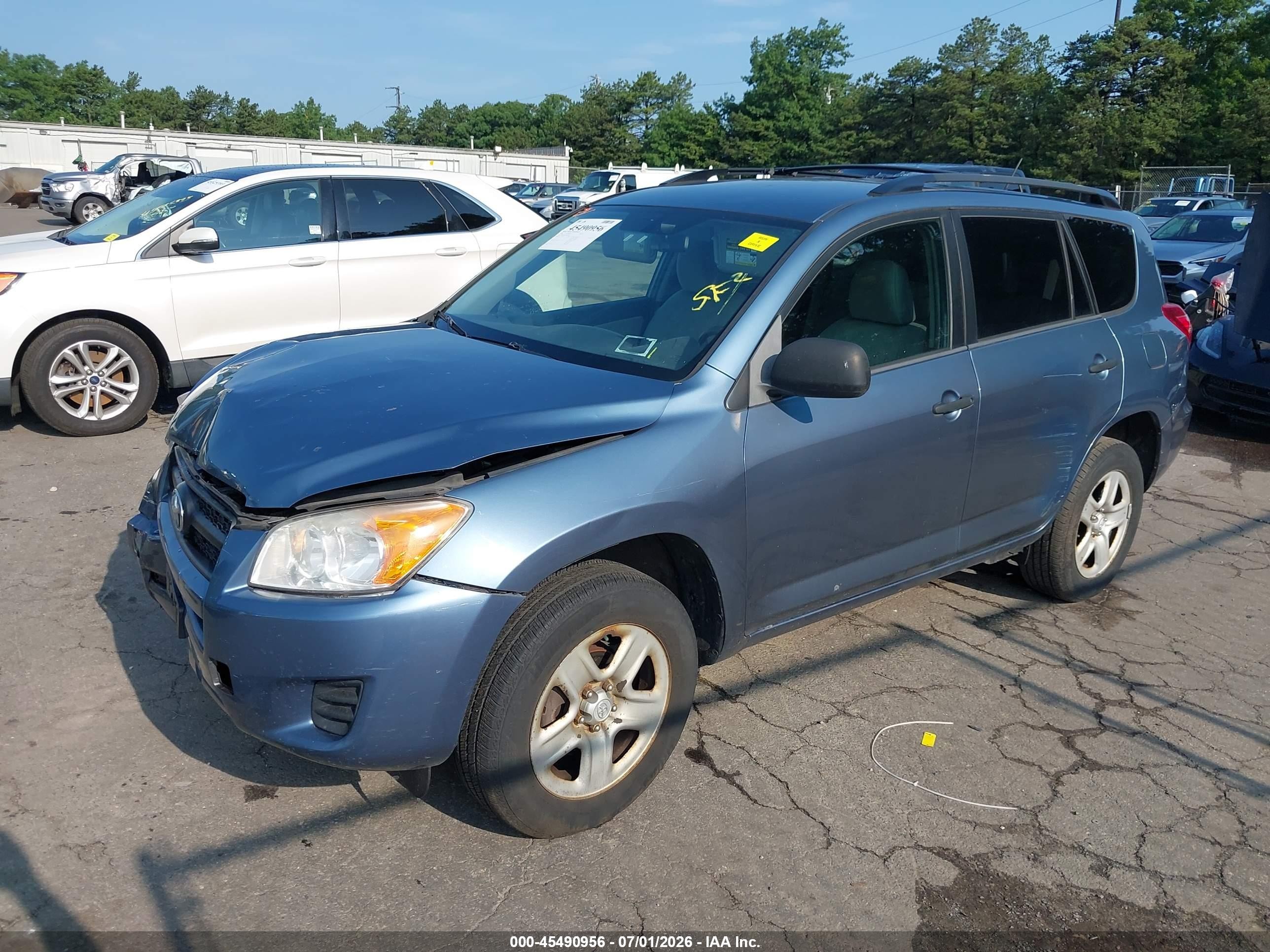 2012 Toyota Rav4 Синий vin: 2T3BF4DV3CW250160