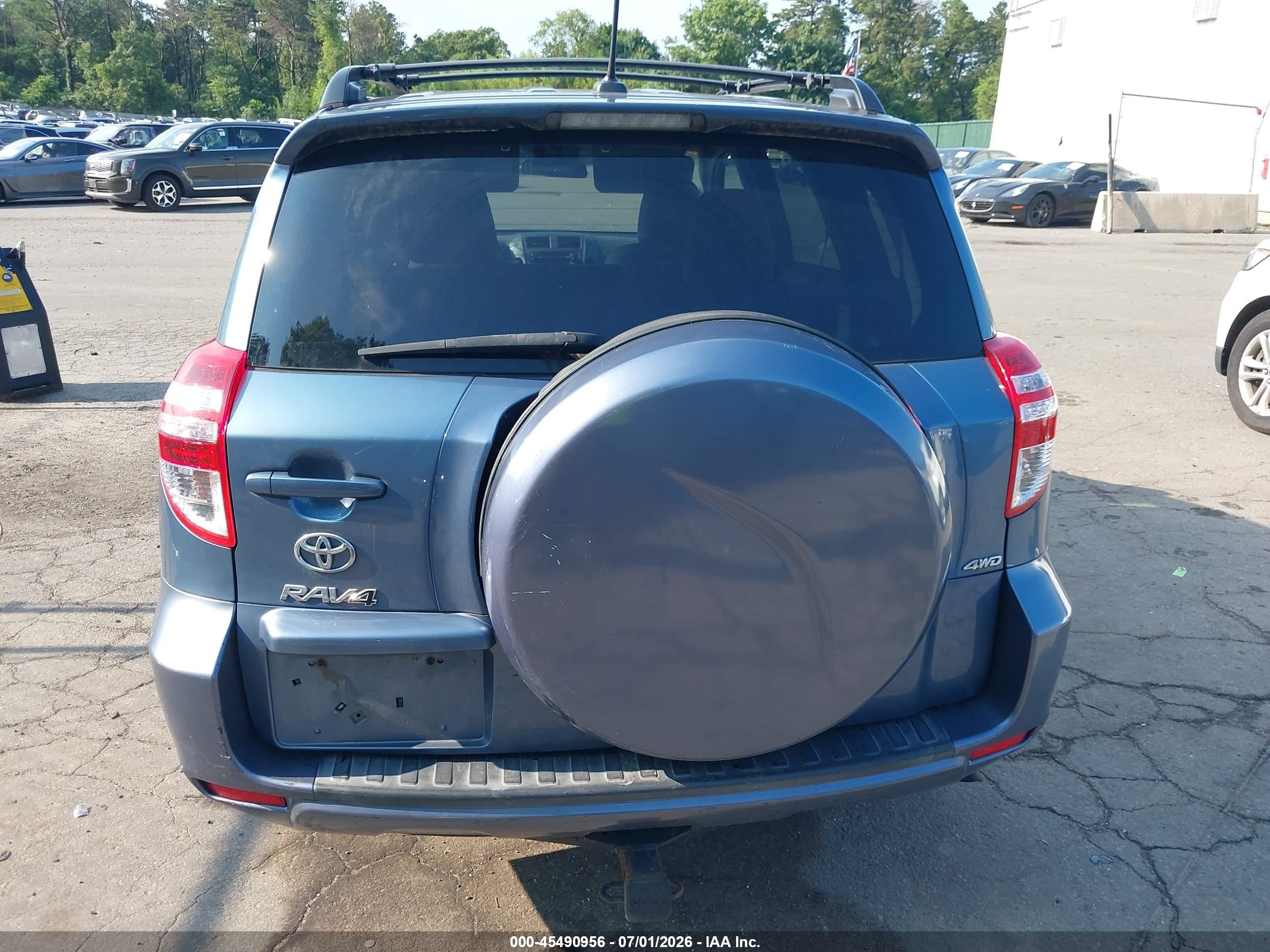 2012 Toyota Rav4 Синий vin: 2T3BF4DV3CW250160