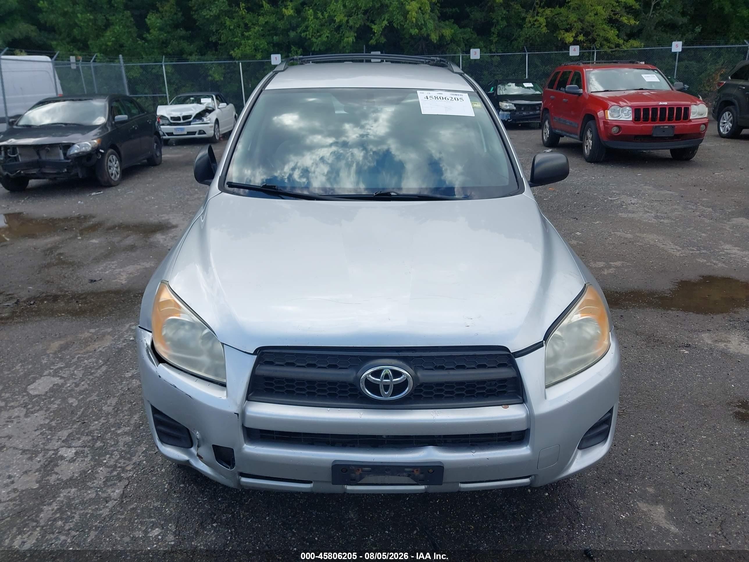 2012 Toyota Rav4   Silver vin: 2T3BF4DV3CW255178