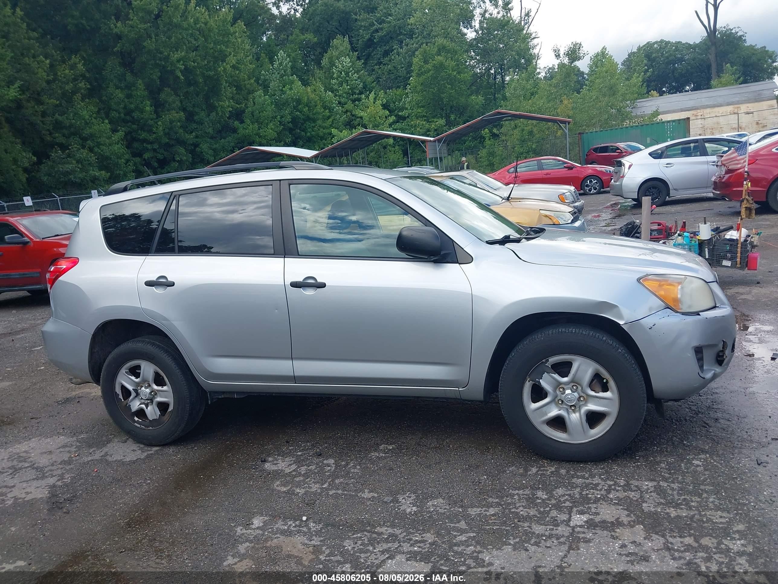 2012 Toyota Rav4   Silver vin: 2T3BF4DV3CW255178