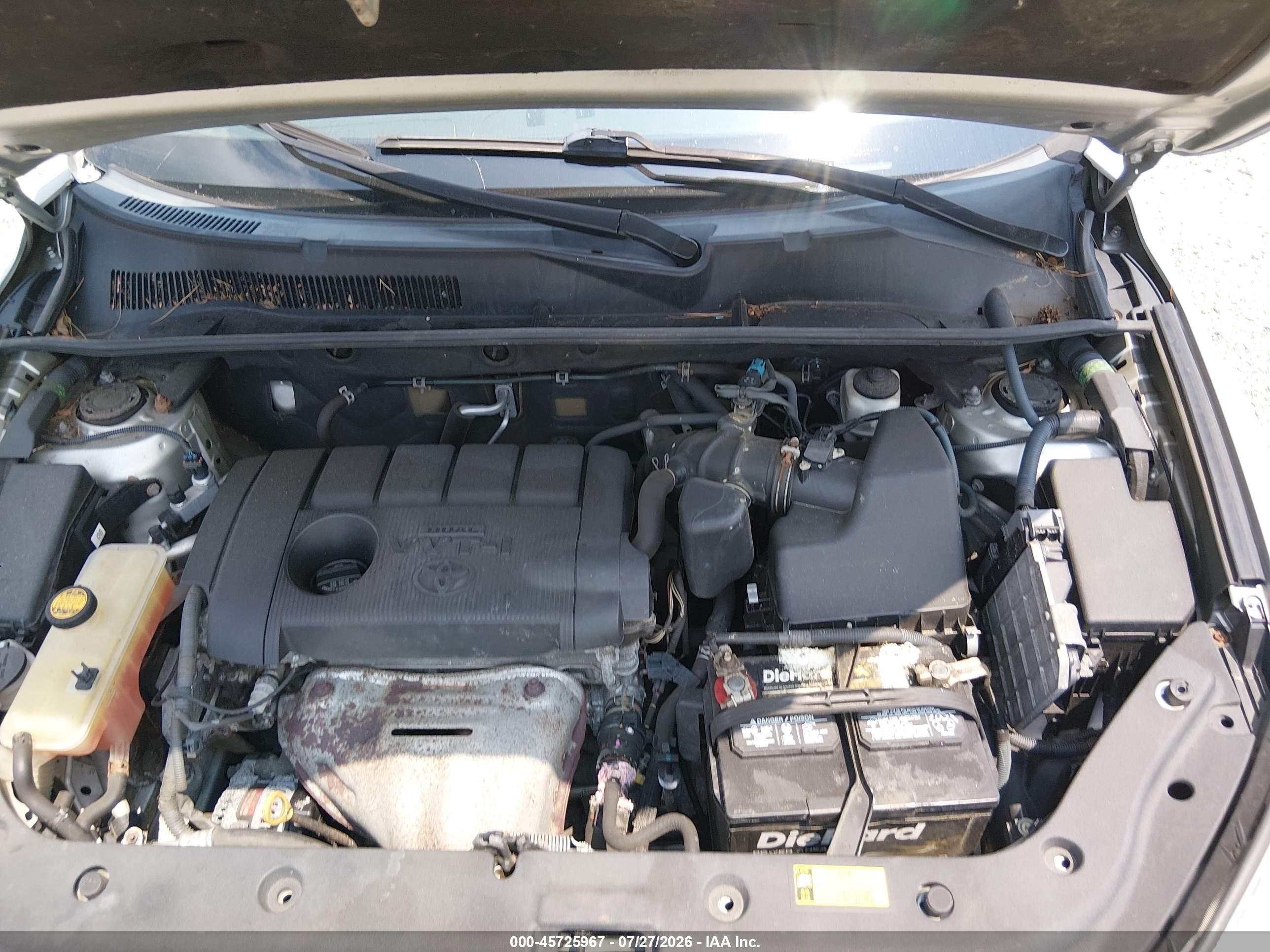 2012 Toyota Rav4   Silver vin: 2T3BF4DV3CW256573